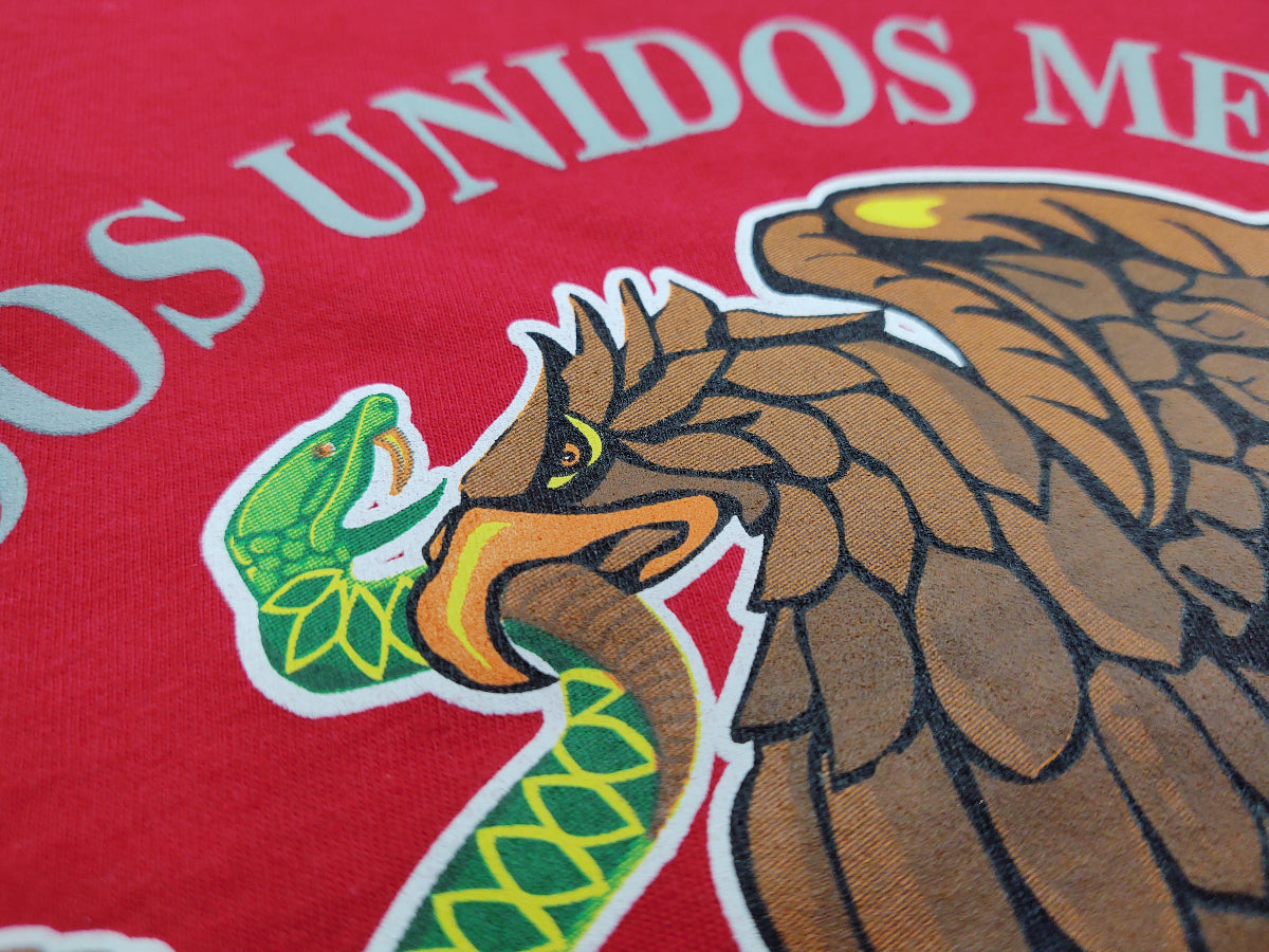 Camisetas con Escudo Mexicano Impreso con Alta Calidad