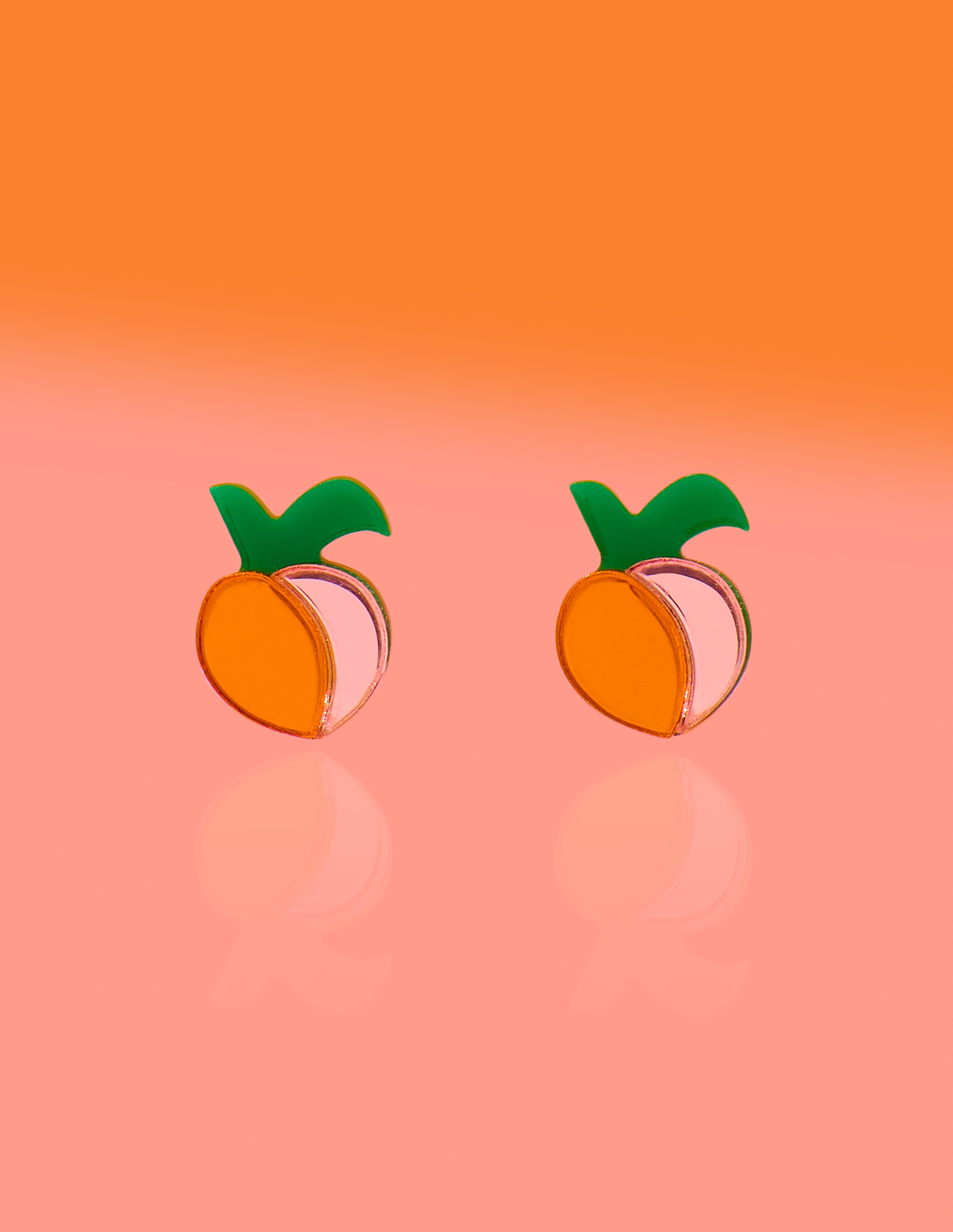 Aretes de durazno de Georgia