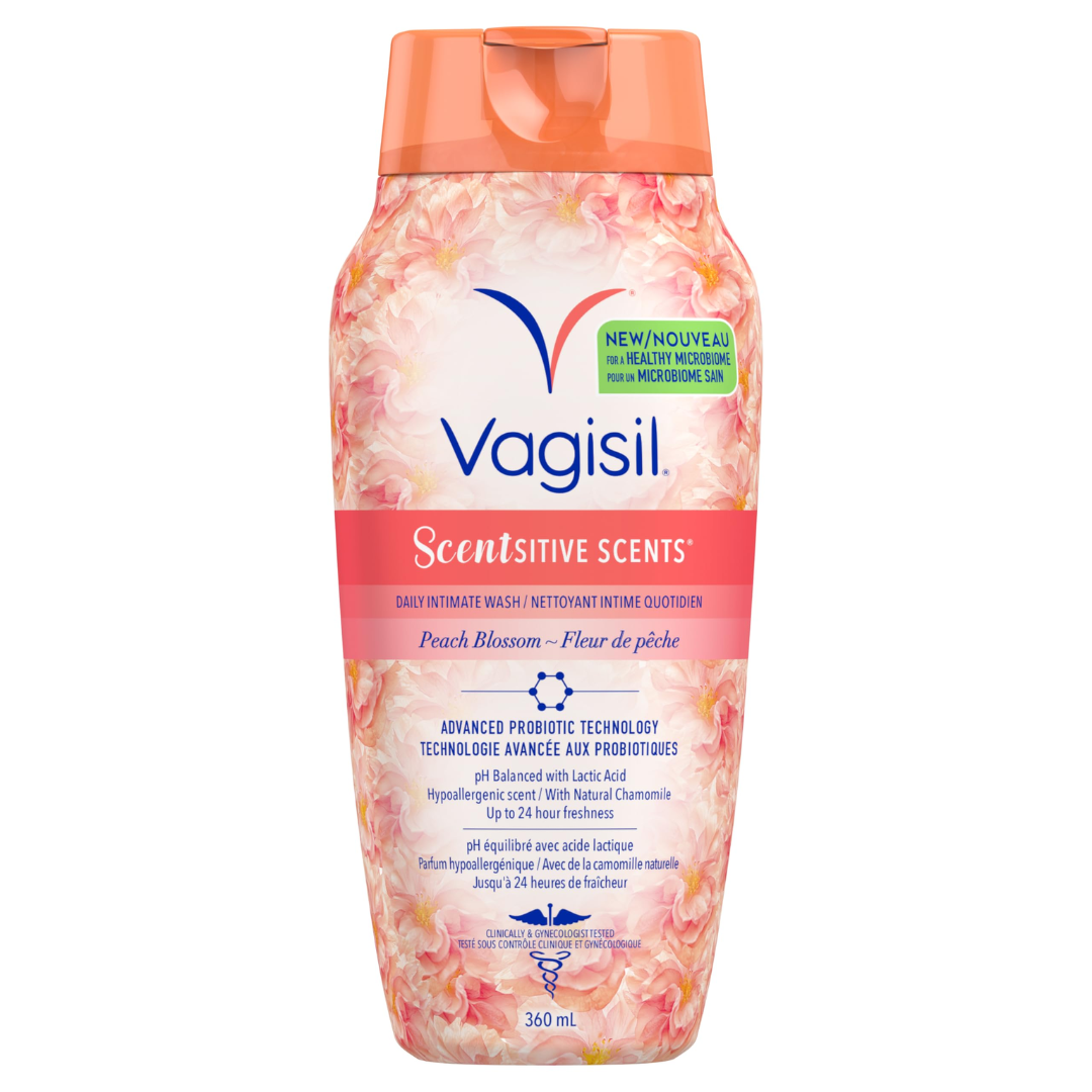 Vagisil Lavado Íntimo Diario Piel Sensible Flor de Durazno (354 ml)