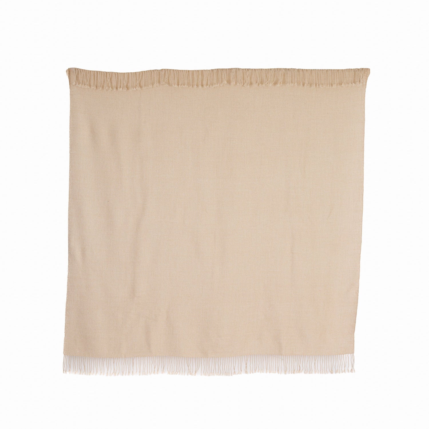 Colección Wasi - Manta de bebé alpaca 100% sin teñir, tejida a mano, color marfil, de Perú
