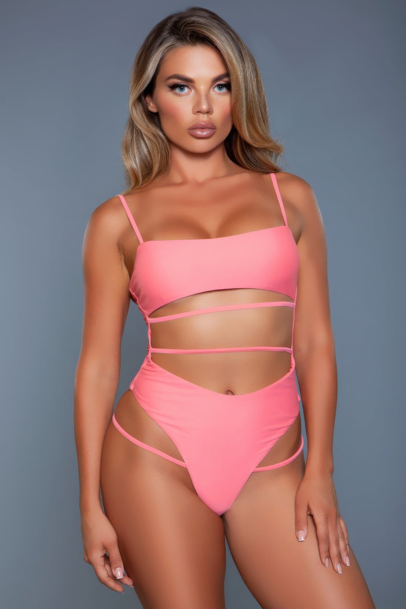 Chic Women's Swimwear Swimsuit with Cut-Out Design