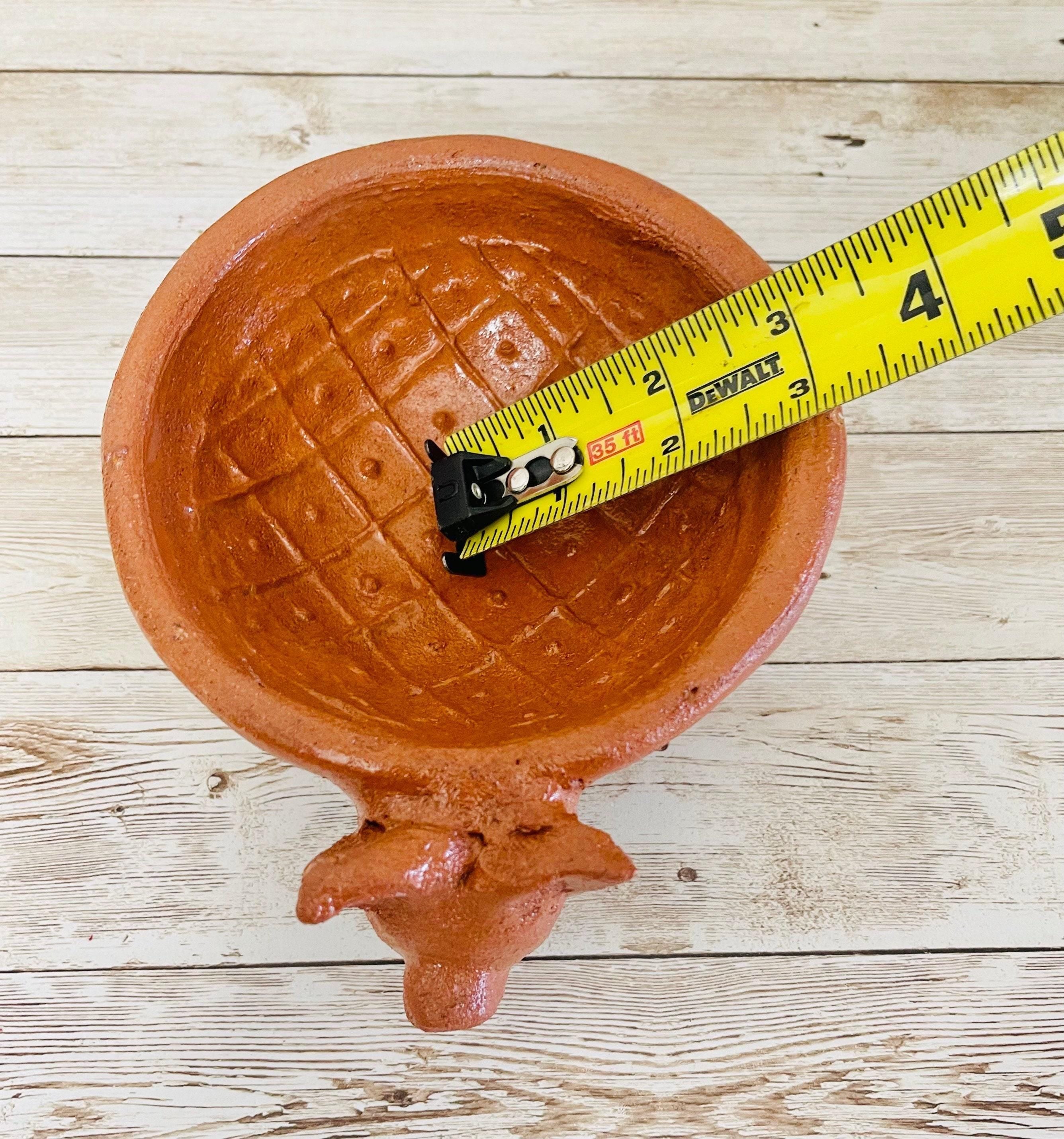 Authentic Mexican Molcajete Terra Cota Molcajete Mexicano de Barro