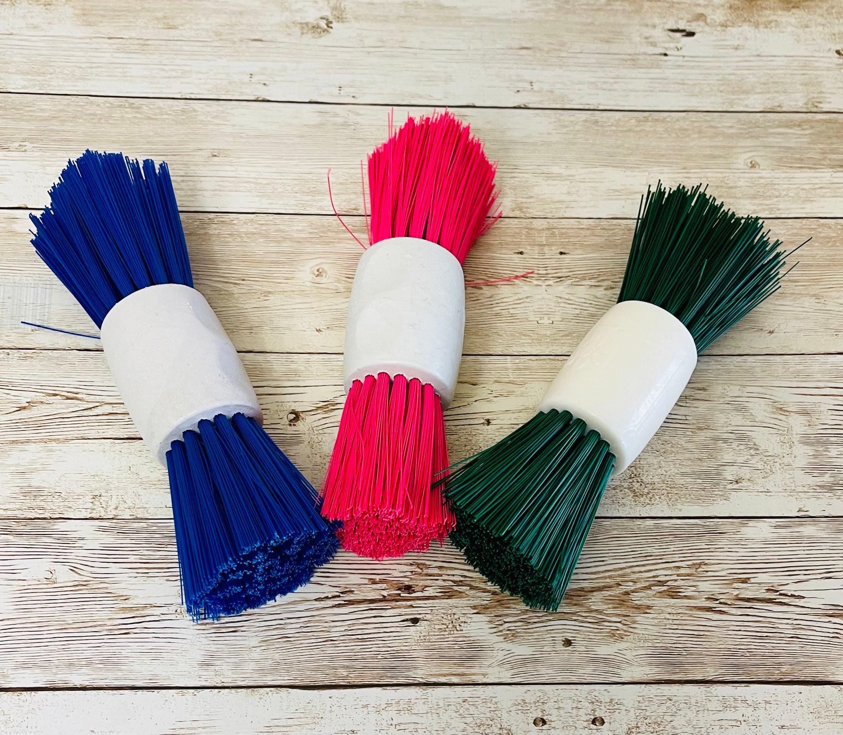 3x Mexican Plastic Brush Scrubber 3 Escobetas Mexicanas de Plastico