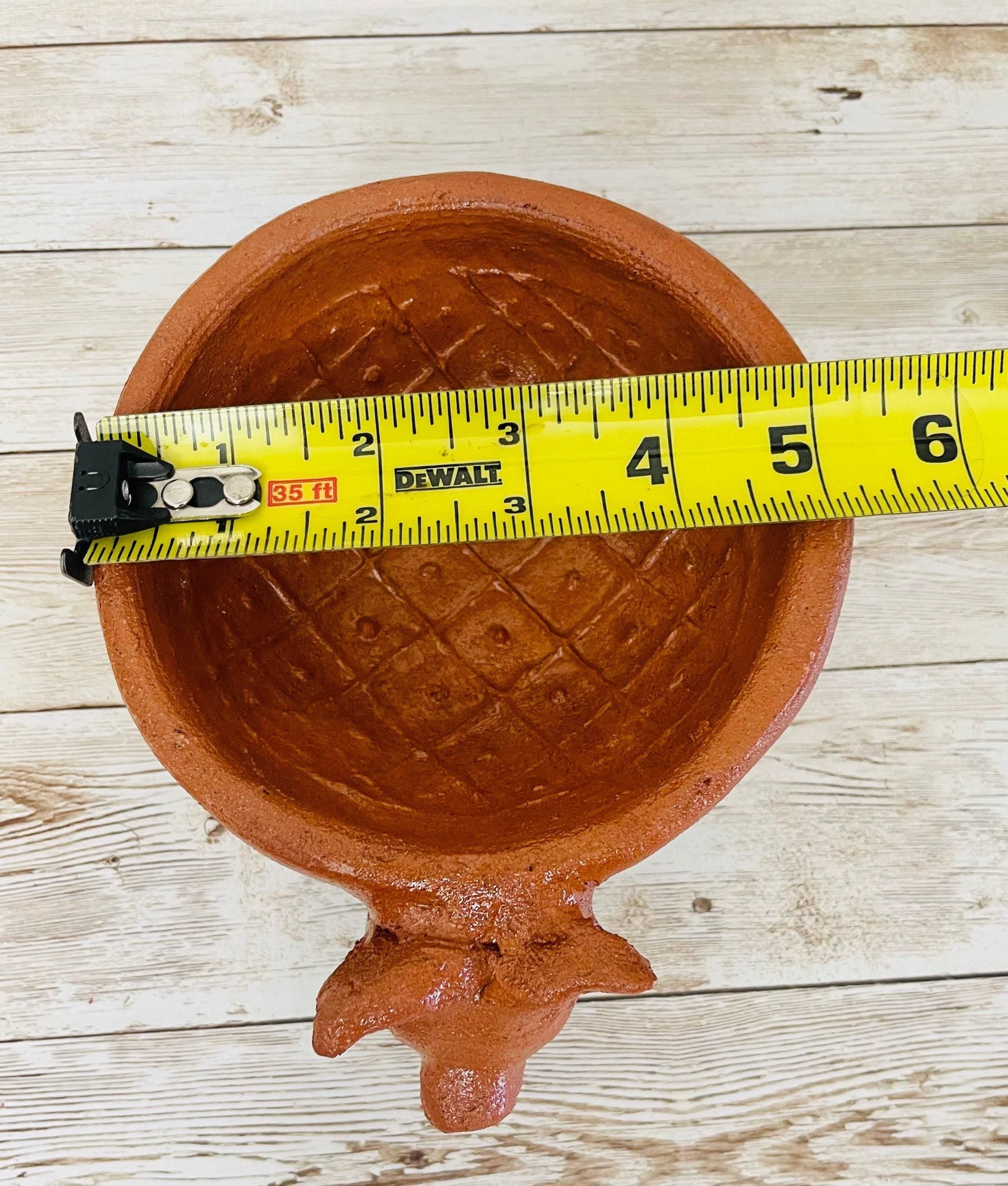 Authentic Mexican Molcajete Terra Cota Molcajete Mexicano de Barro