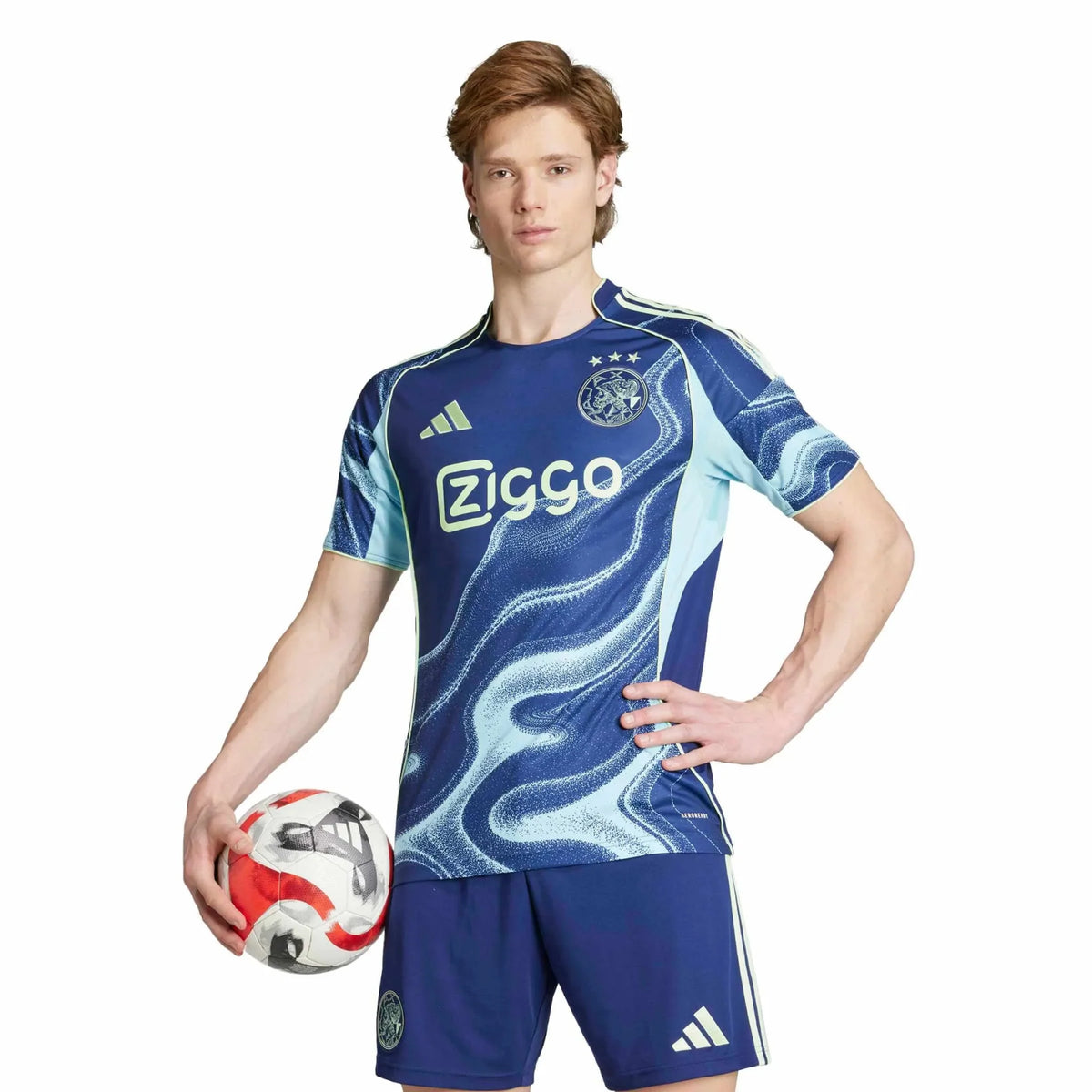 adidas 2025-26 Ajax Men's Stadium Away Soccer Jersey