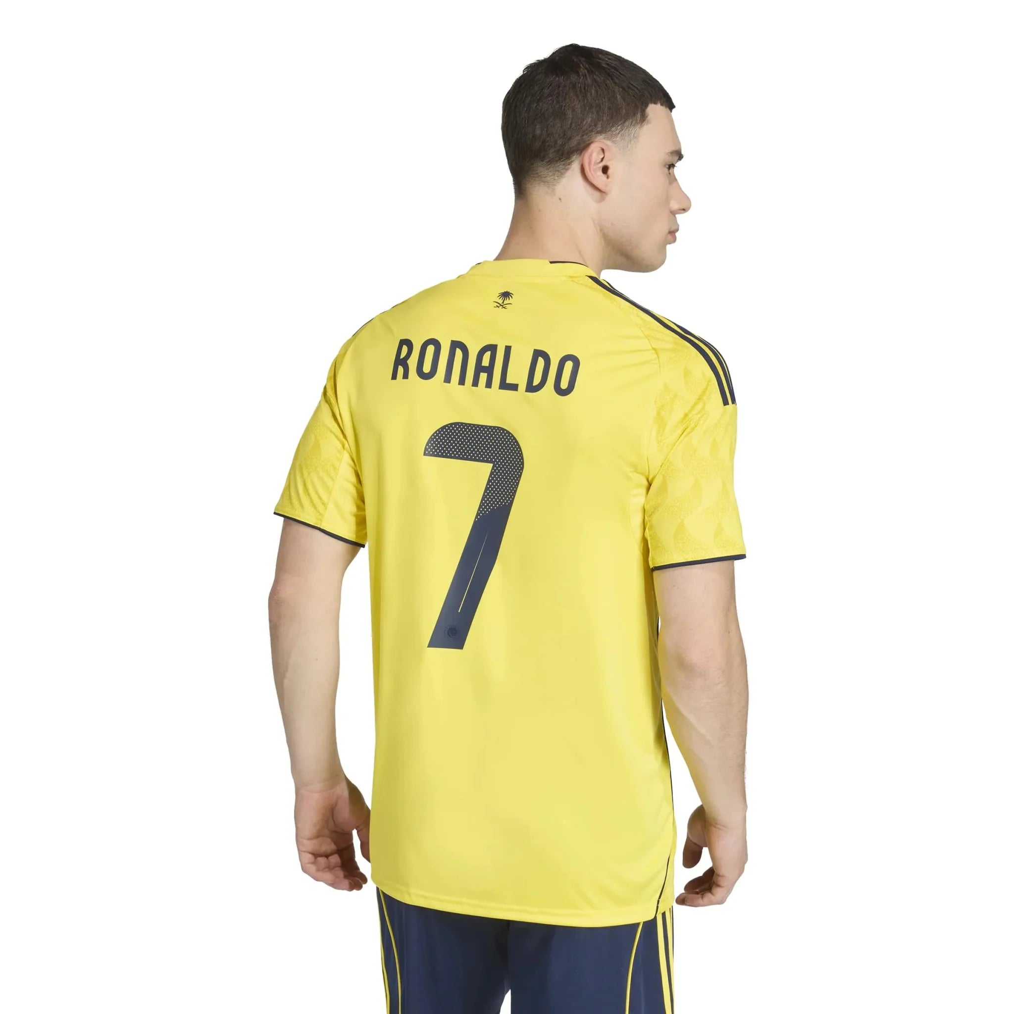 adidas 2025-26 Al Nassr Men's Stadium Home Ronaldo #7 Soccer Jersey