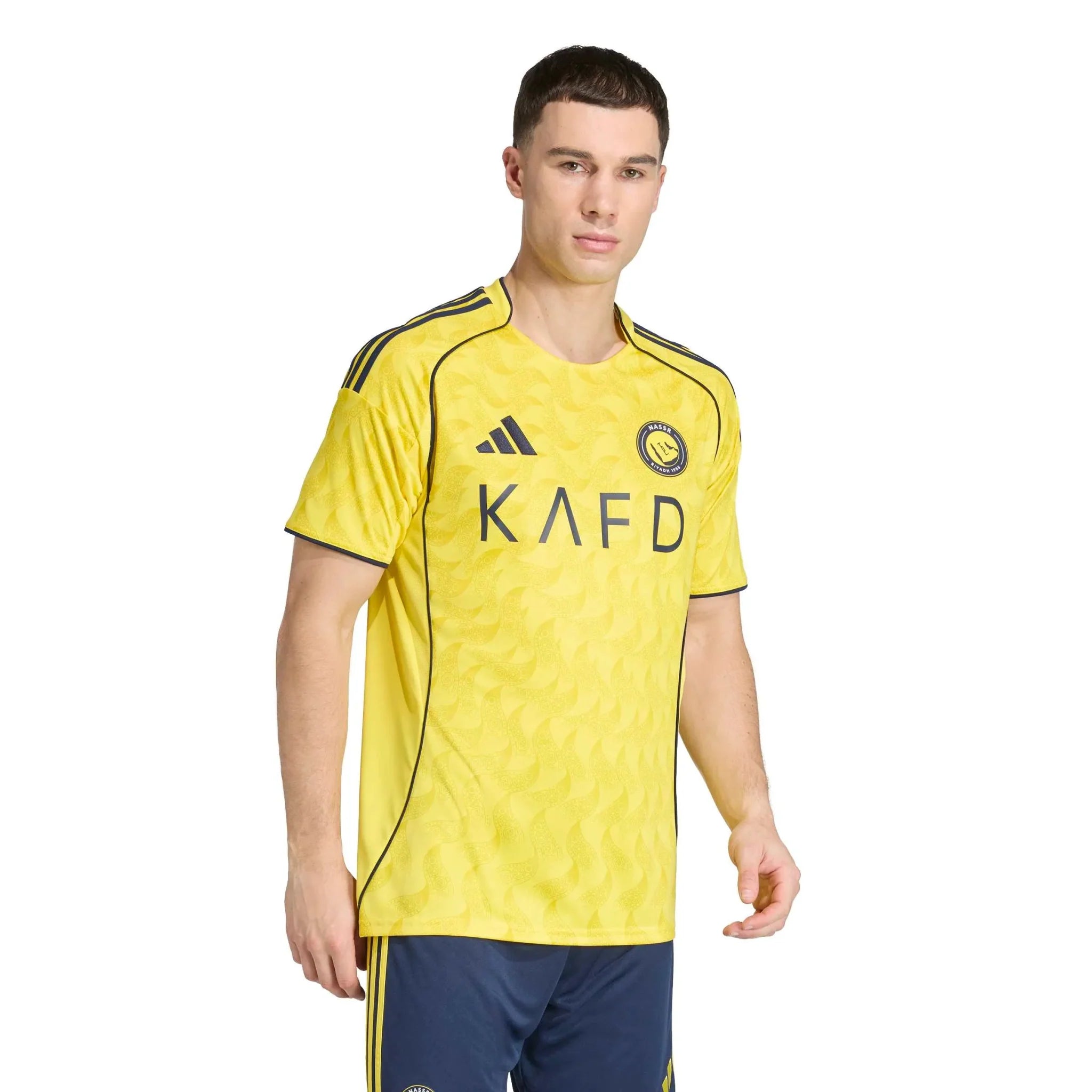 adidas 2025-26 Al Nassr Men's Stadium Home Ronaldo #7 Soccer Jersey