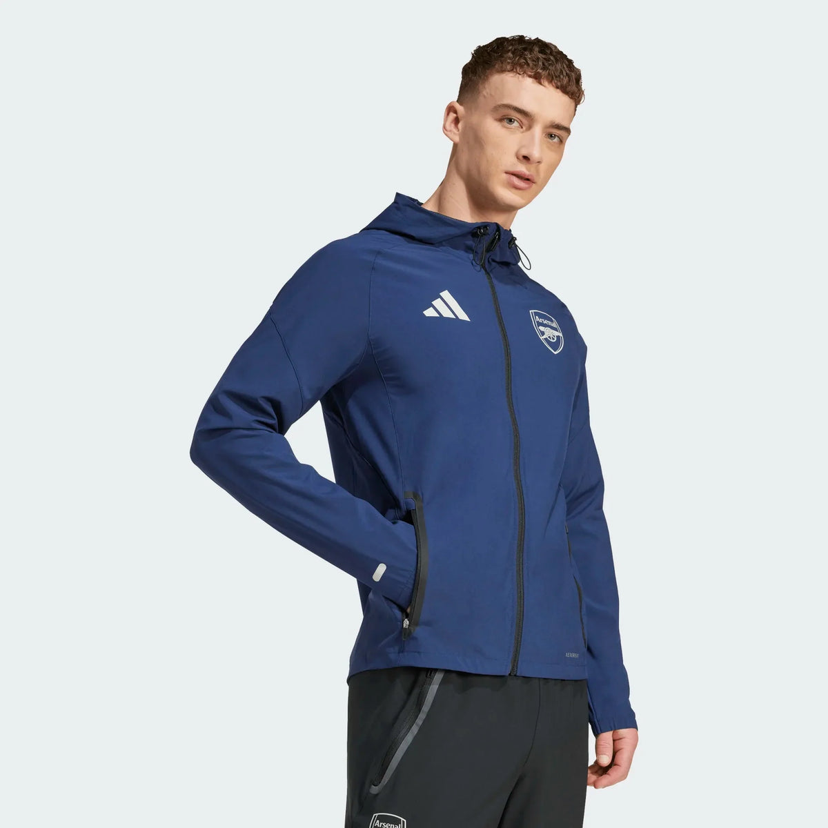 adidas 2025-26 Arsenal Men's Tiro 25 Competition Vis Tech Travel Jacket