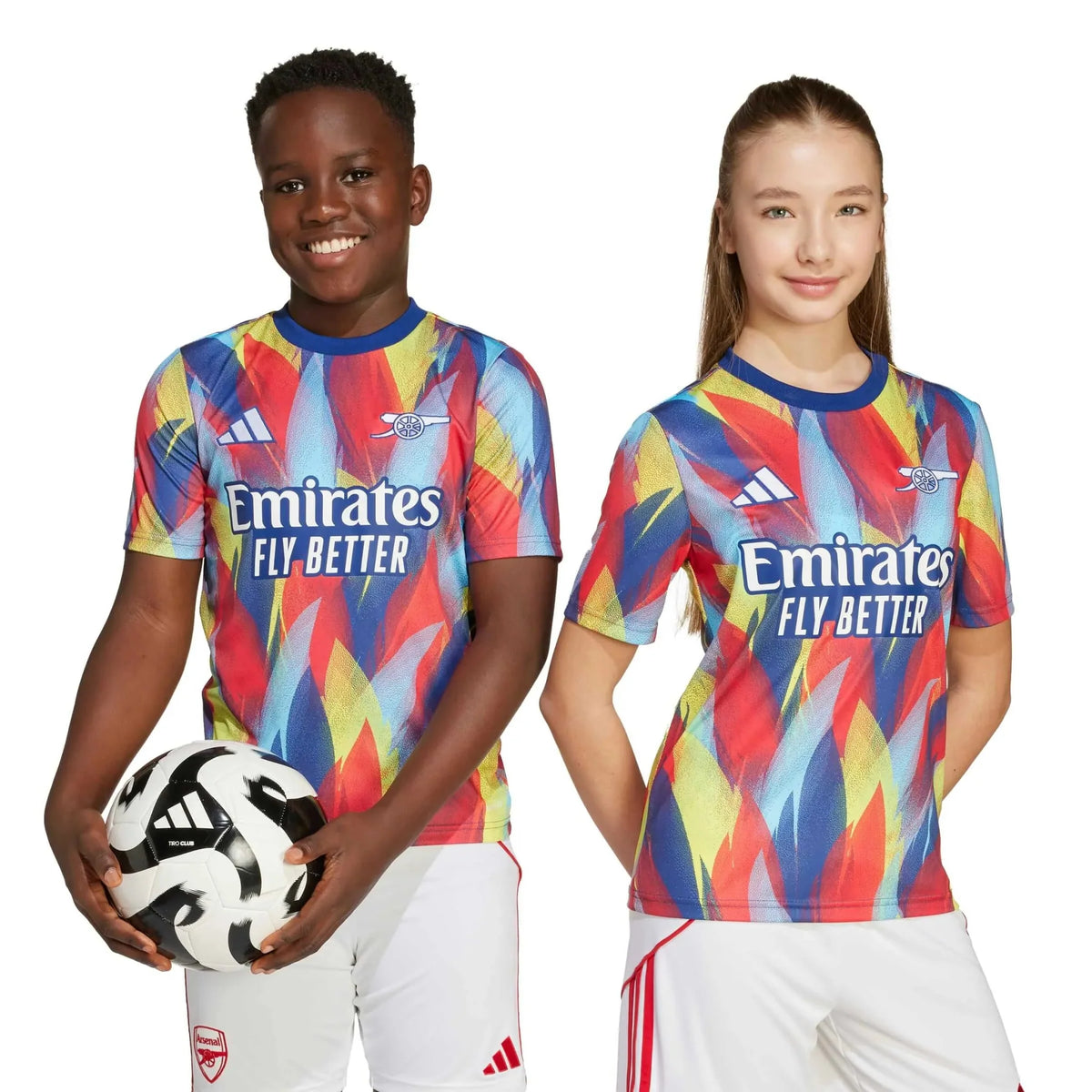 adidas 2025-26 Arsenal Youth Pre-Match Soccer Jersey