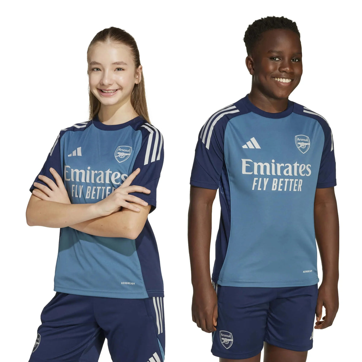 adidas 2025-26 Arsenal Youth Training Soccer Jersey
