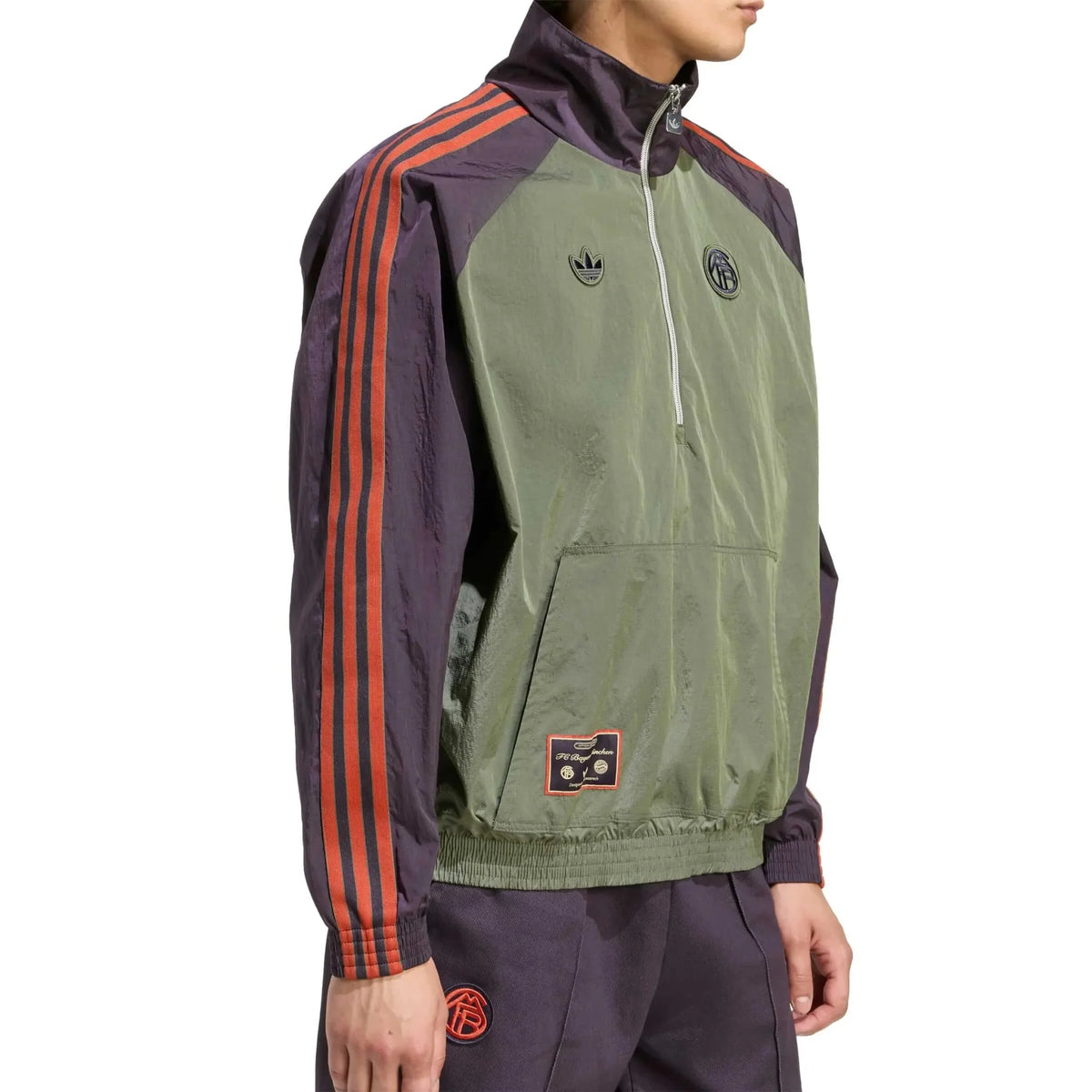 adidas 2025-26 Bayern Munich Men's Icon Half-Zip Jacket