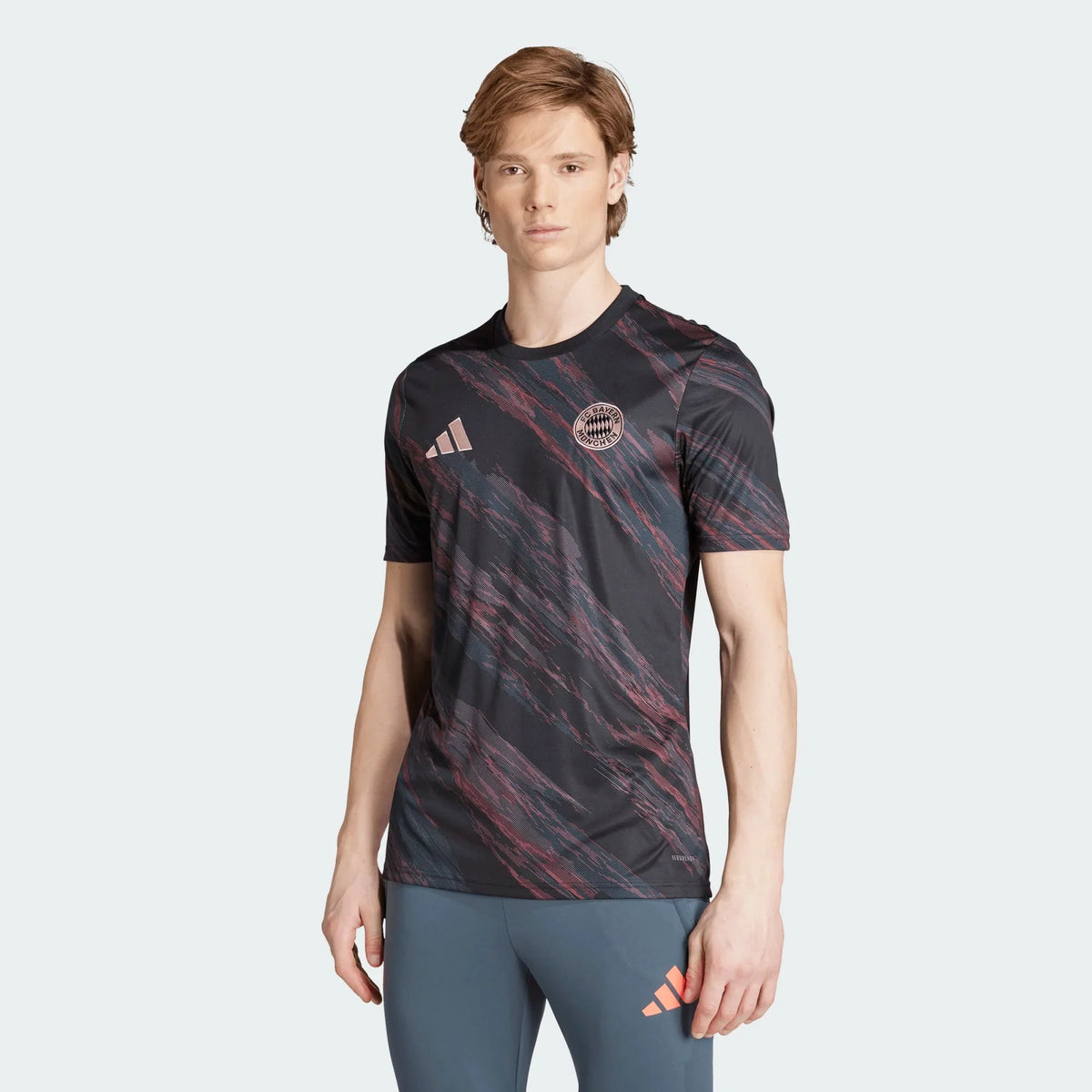adidas 2025-26 Bayern Munich Men's Pre-Match Soccer Jersey