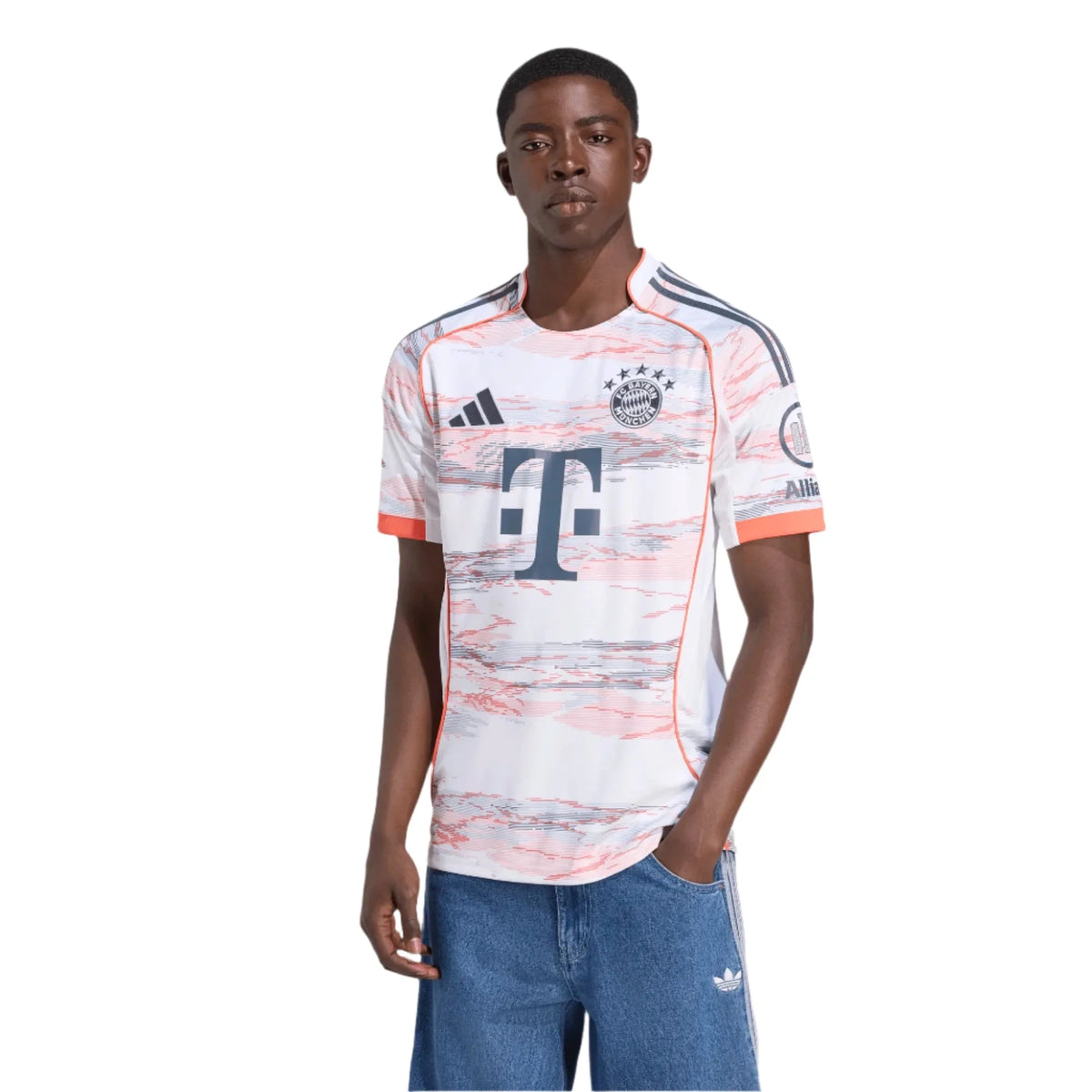 adidas 2025-26 Bayern Munich Men's Stadium Away Soccer Jersey