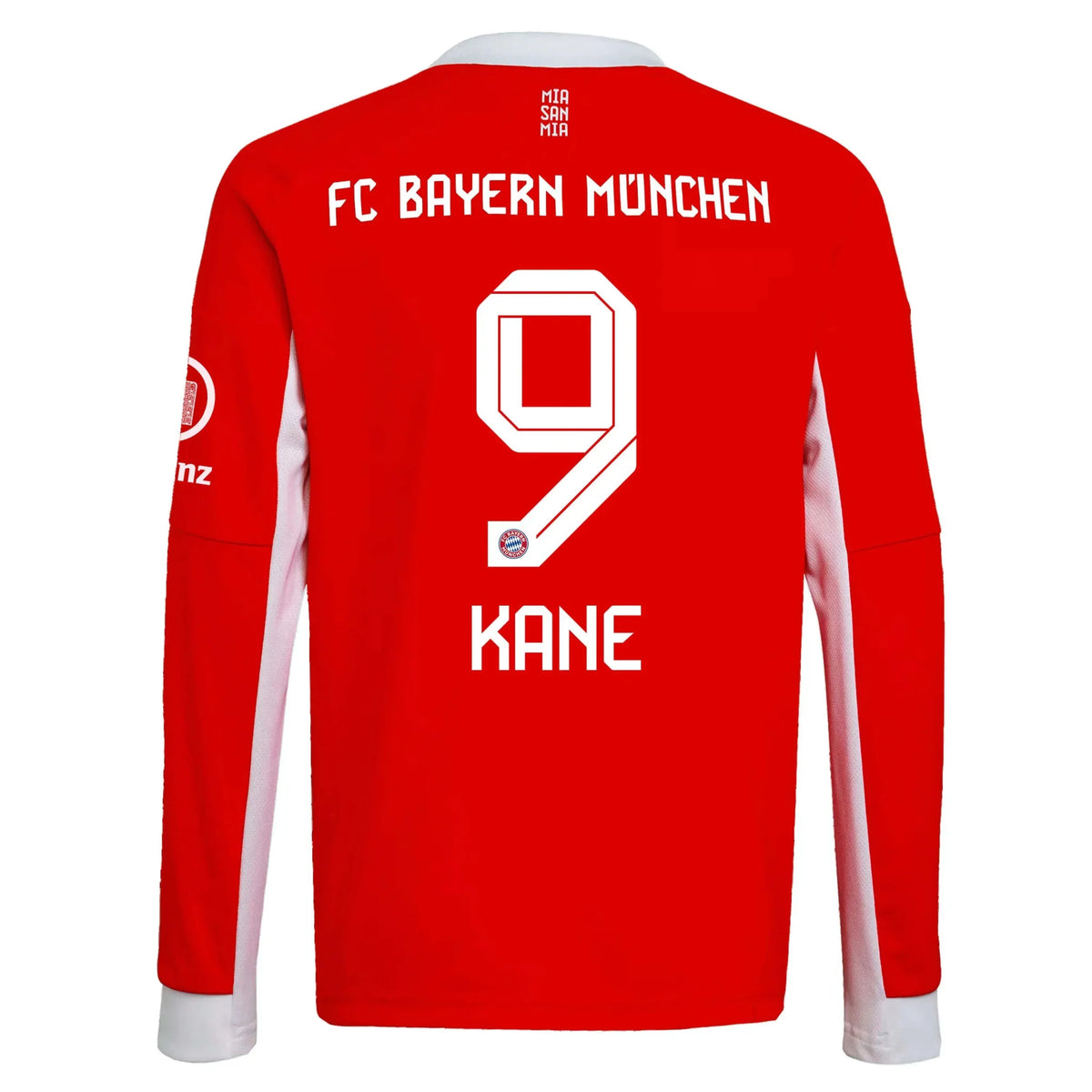 adidas 2025-26 Bayern Munich Men's Stadium Home Long-Sleeve Soccer Jersey