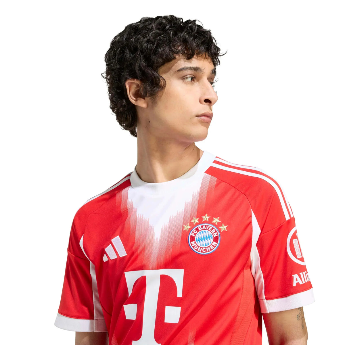 adidas 2025-26 Bayern Munich Men's Stadium Home Soccer Jersey