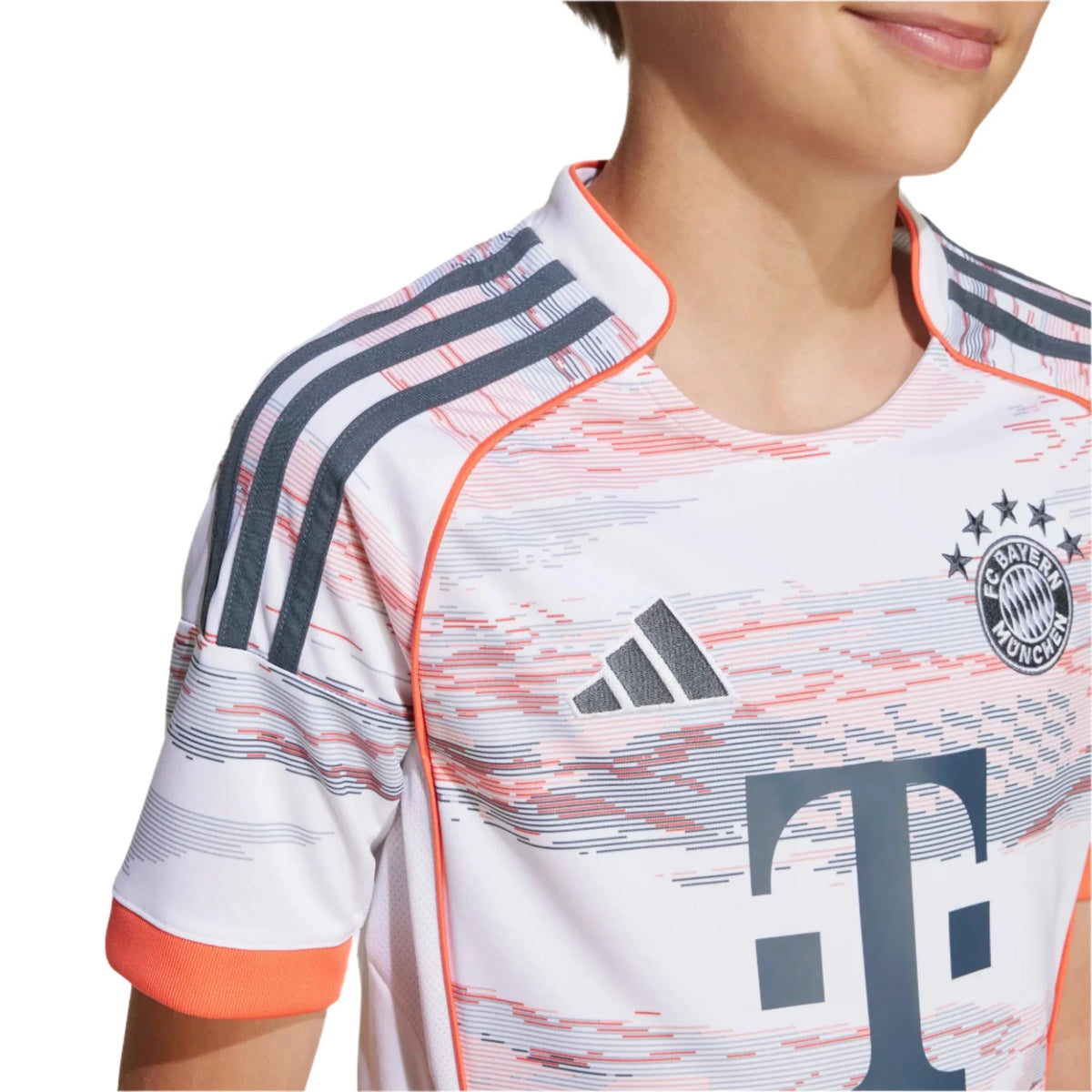 adidas 2025-26 Bayern Munich Youth Stadium Away Soccer Jersey