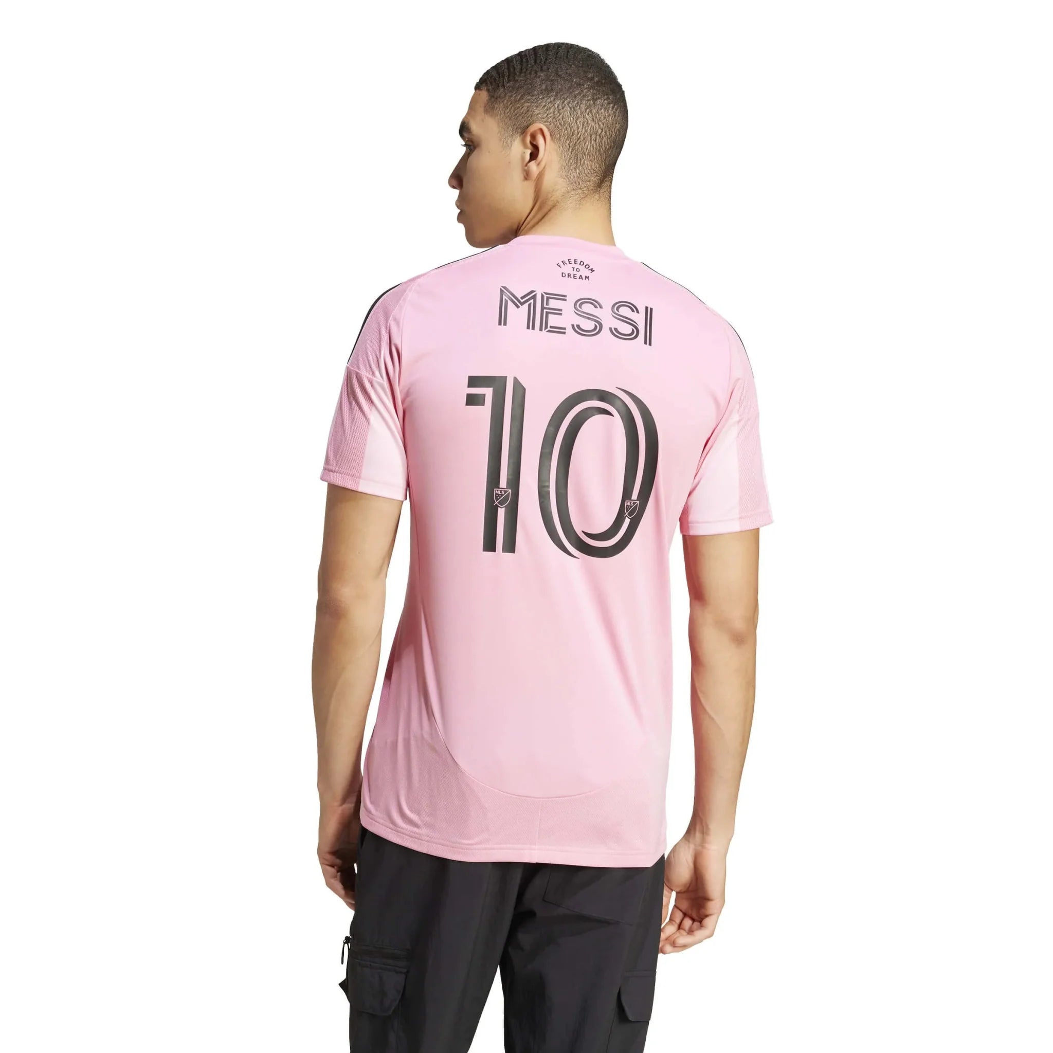 adidas 2025-26 Inter Miami Men's Messi #10 Stadium Home Soccer Jersey