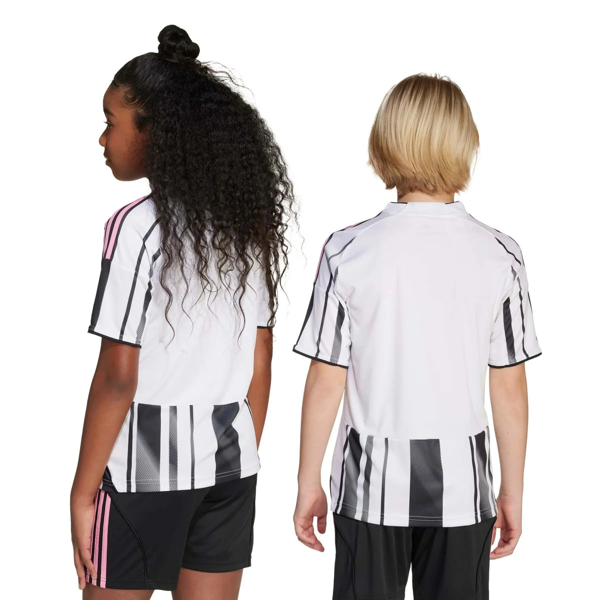 adidas 2025-26 Juventus Youth Stadium Home Soccer Jersey
