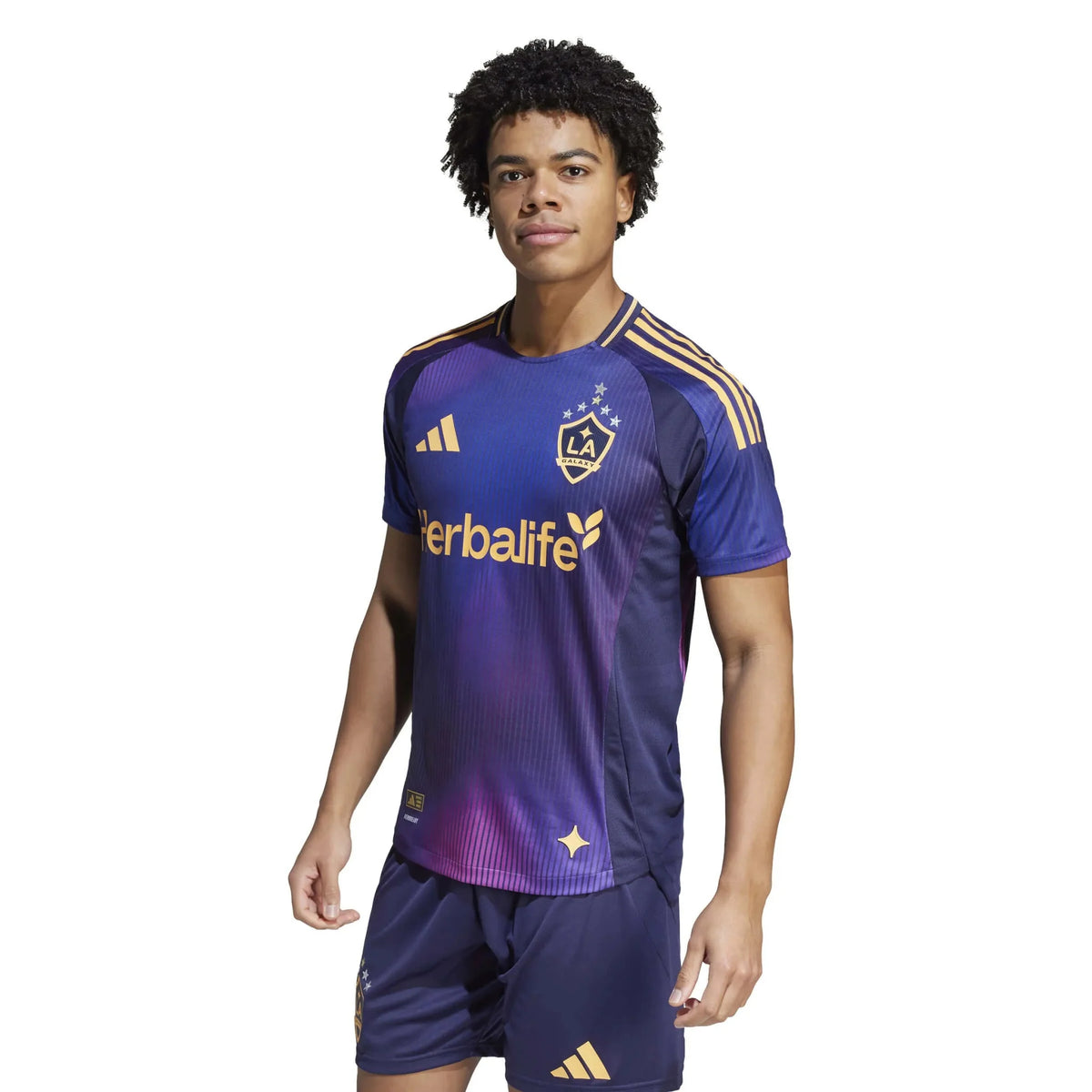 adidas 2025-26 LA Galaxy Men's Authentic Away Soccer Jersey