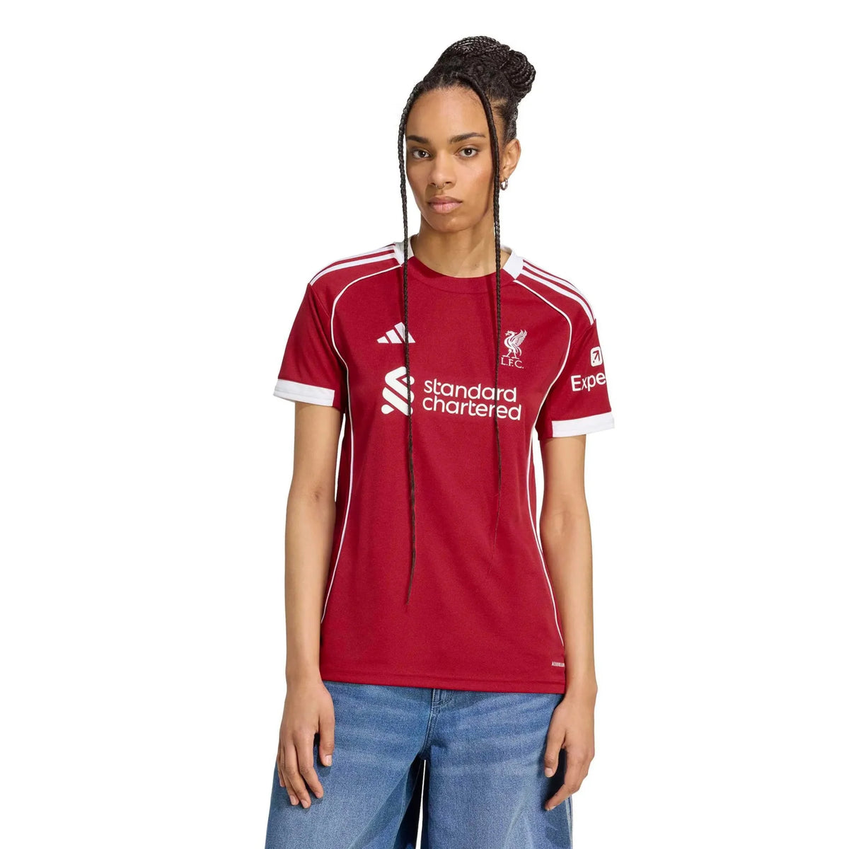 adidas 2025-26 Liverpool Women's Stadium Home Soccer Jersey