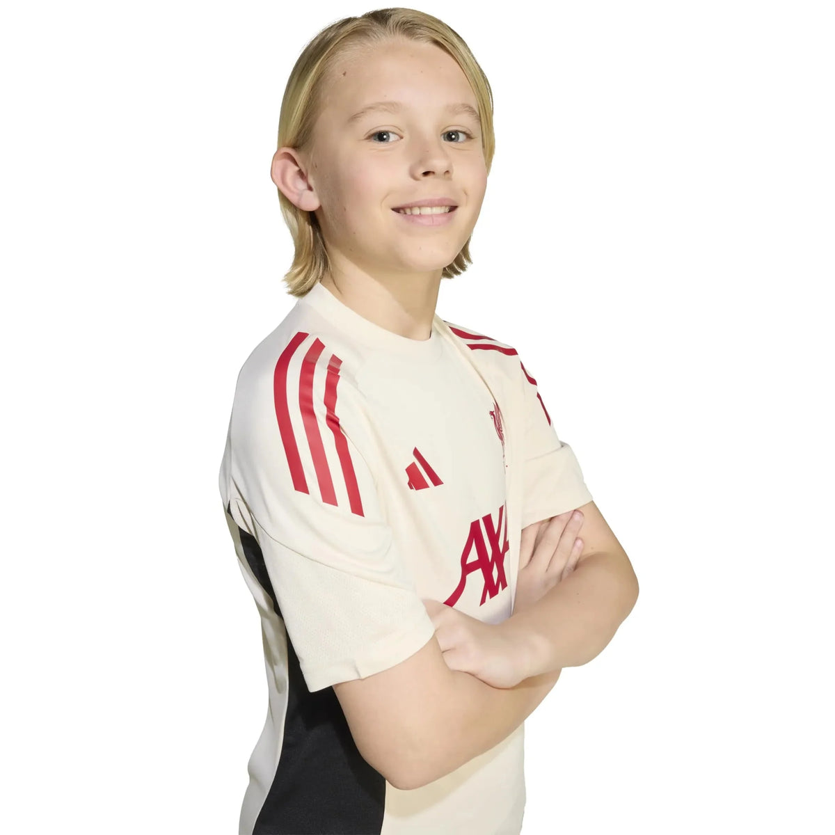 adidas 2025-26 Liverpool Youth Training Soccer Jersey
