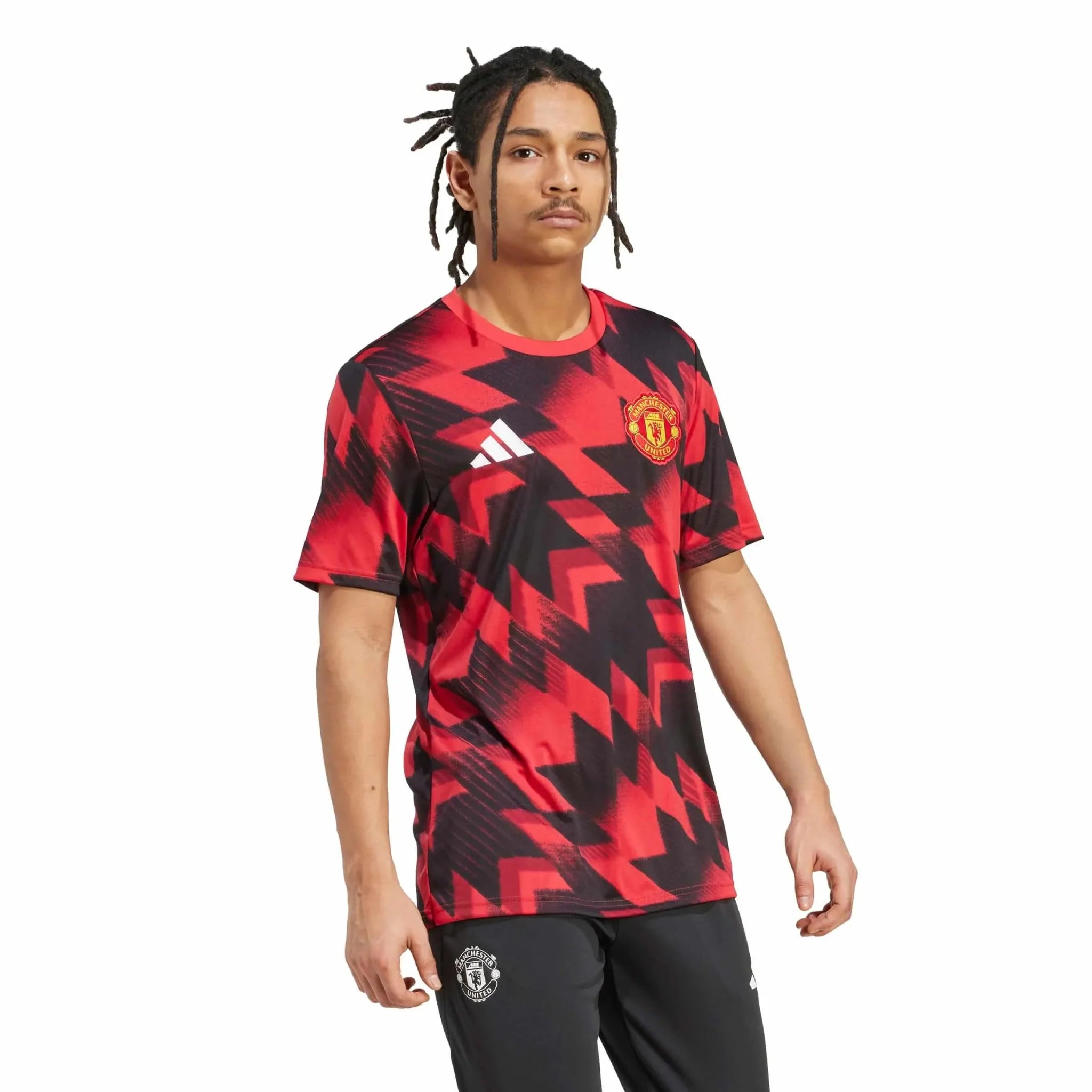 adidas 2025-26 Manchester United Men's Pre-Match Soccer Jersey