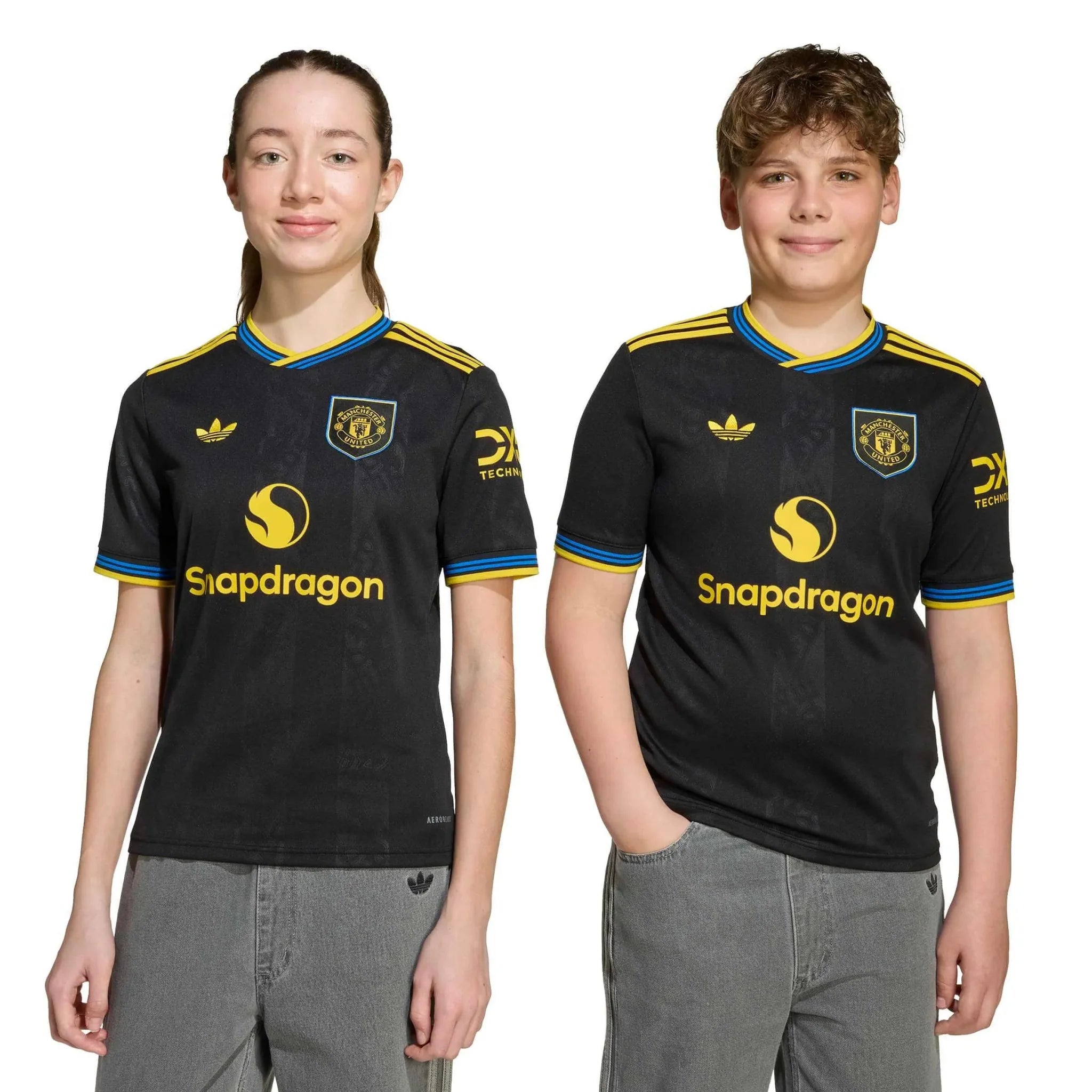 adidas 2025-26 Manchester United Youth Stadium Third Soccer Jersey