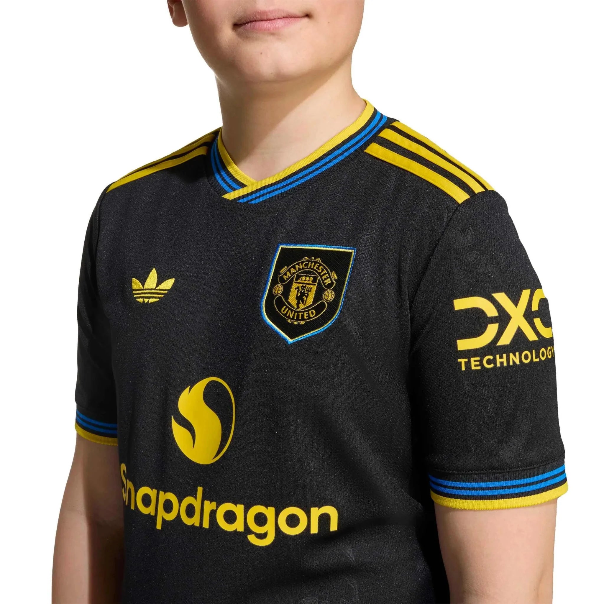 adidas 2025-26 Manchester United Youth Stadium Third Soccer Jersey