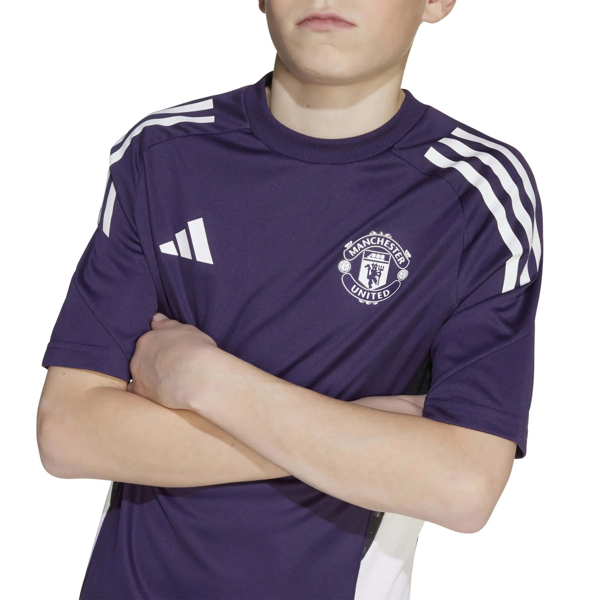 adidas 2025-26 Manchester United Youth Training Soccer Jersey