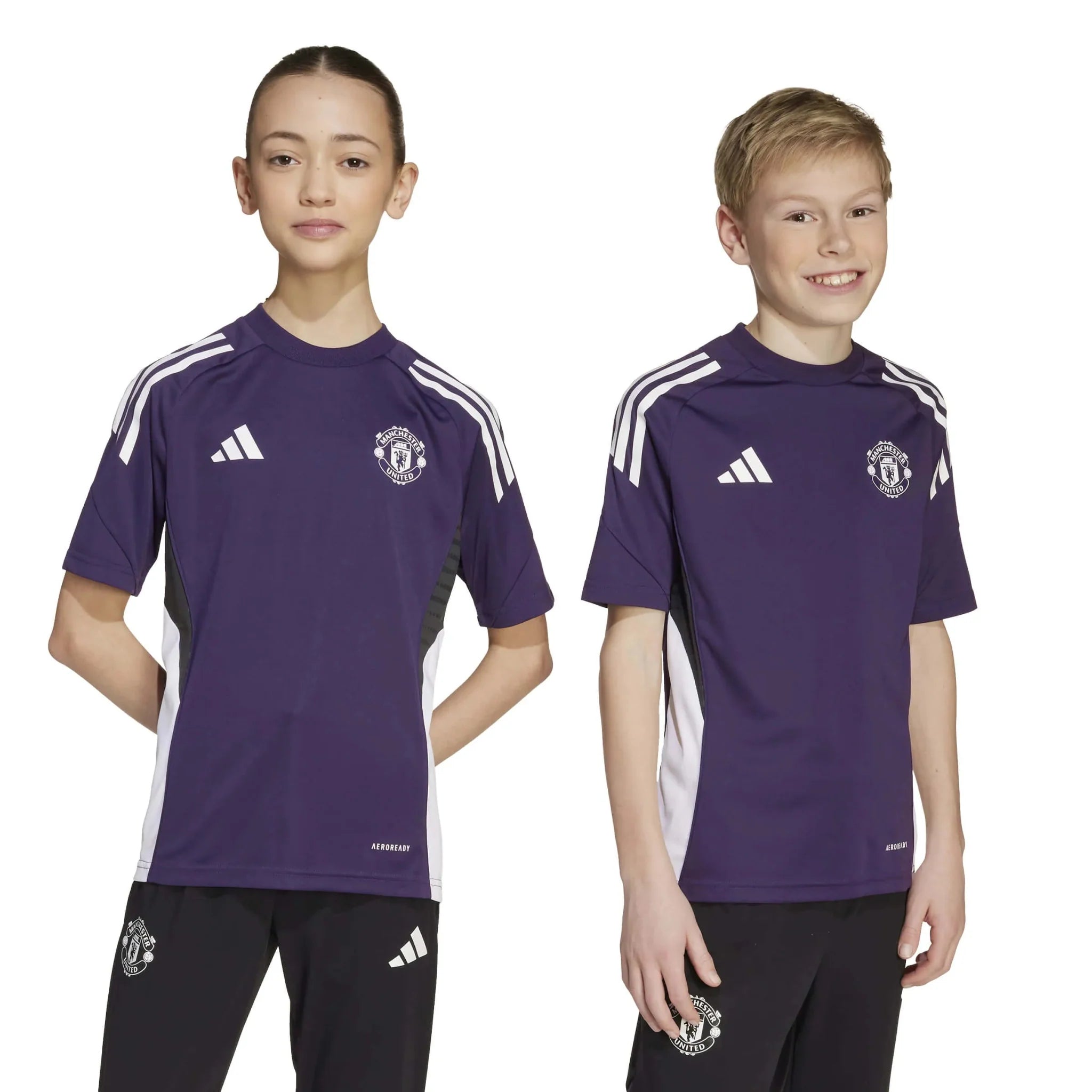 adidas 2025-26 Manchester United Youth Training Soccer Jersey