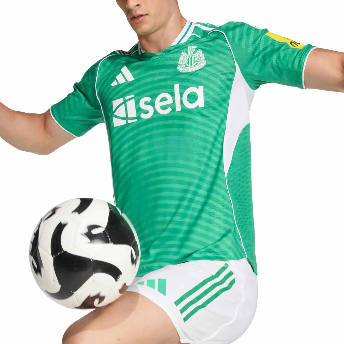 adidas 2025-26 Newcastle Men's Authentic Away Soccer Jersey