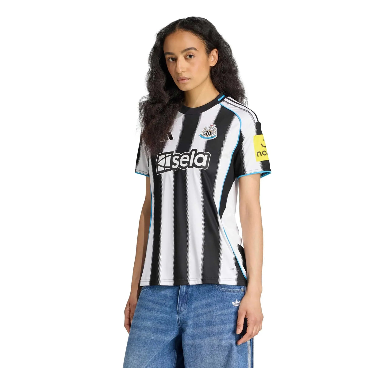 adidas 2025-26 Newcastle Women's Stadium Home Soccer Jersey