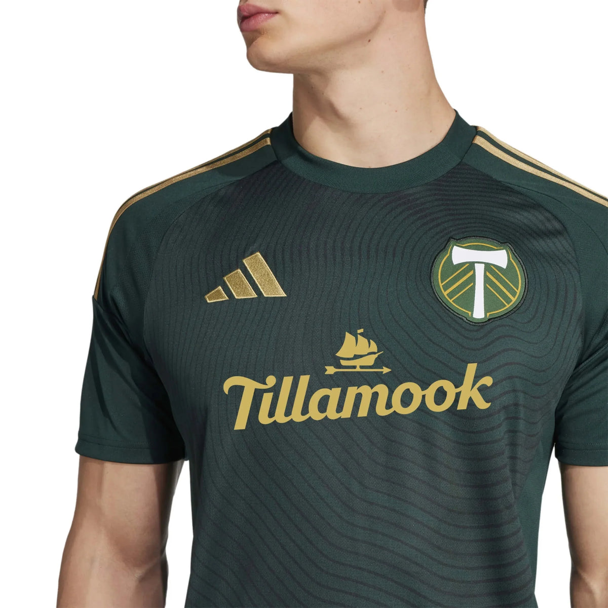 adidas 2025-26 Portland Timbers Men's Stadium Home Soccer Jersey