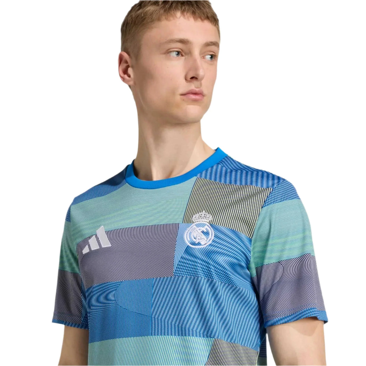 adidas 2025-26 Real Madrid Men's Pre-Match Soccer Jersey