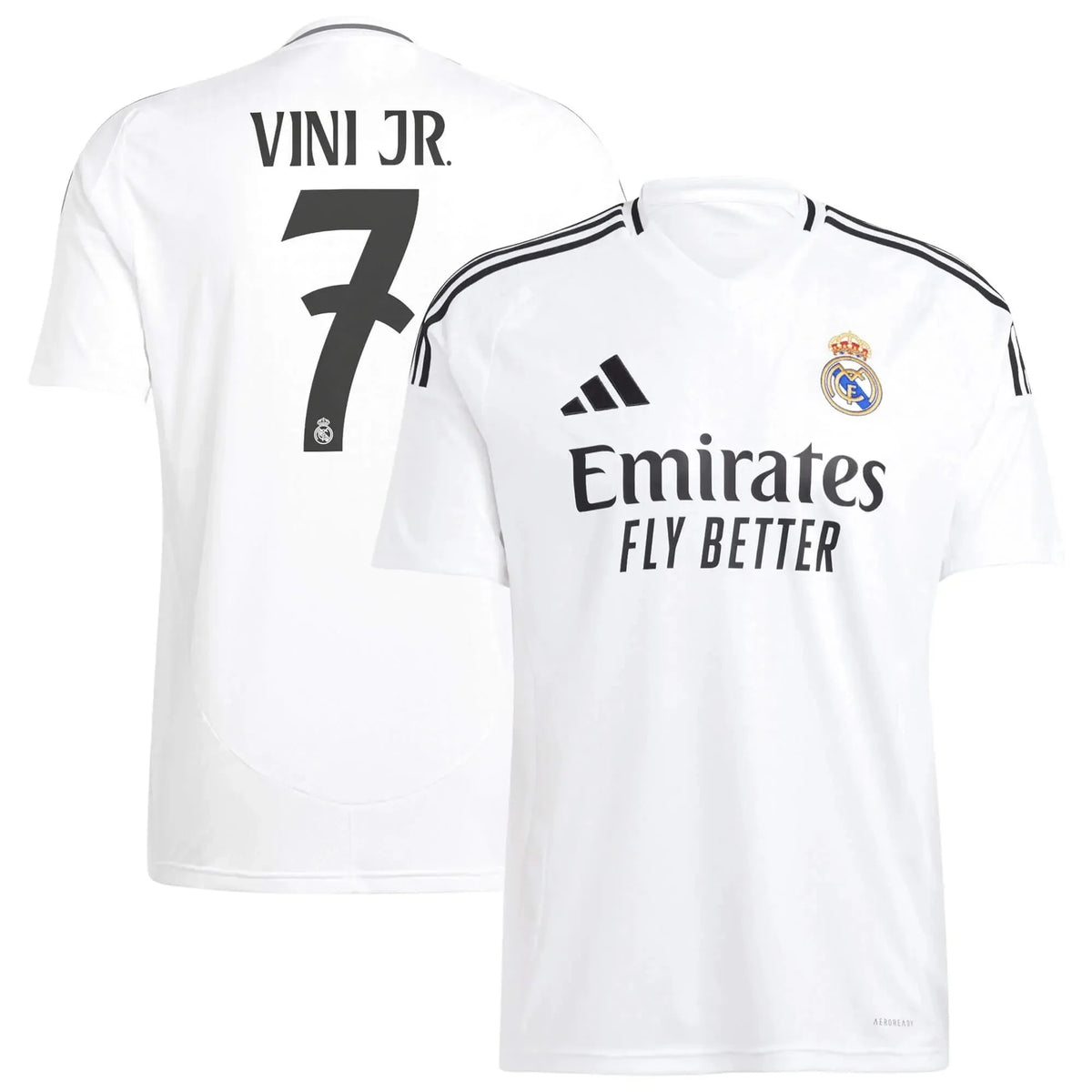 adidas 2025-26 Real Madrid Men's Stadium Home Soccer Jersey