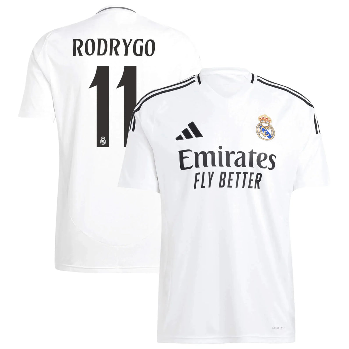 adidas 2025-26 Real Madrid Men's Stadium Home Soccer Jersey