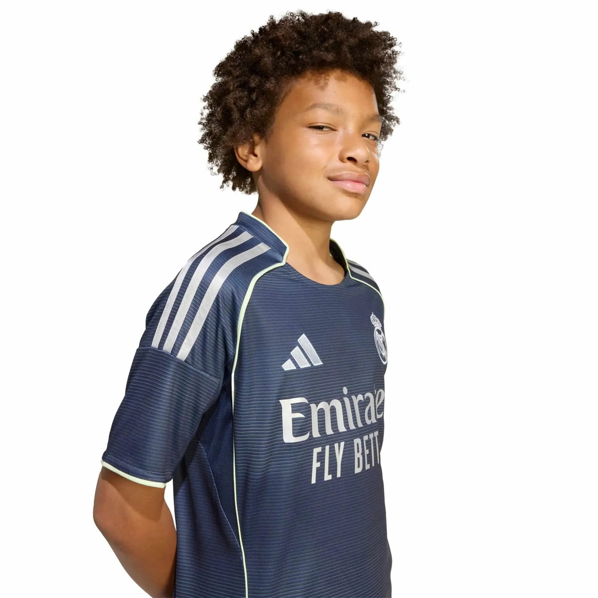 adidas 2025-26 Real Madrid Youth Stadium Away Soccer Jersey