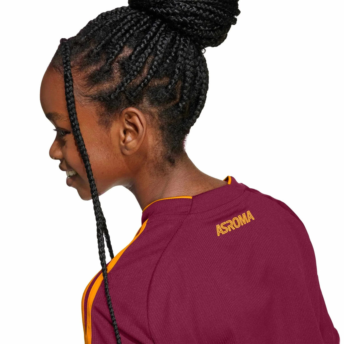 adidas 2025-26 Roma Youth Stadium Home Soccer Jersey