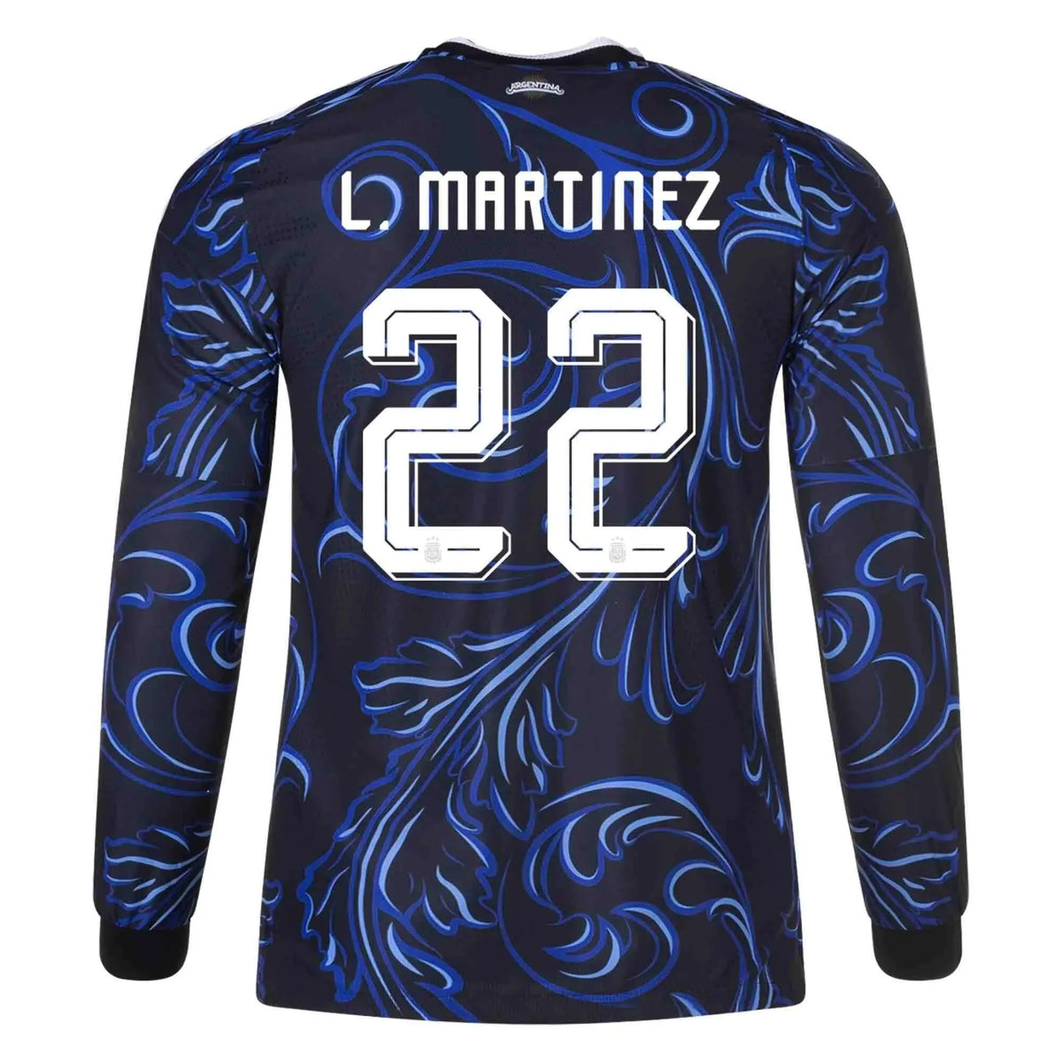 adidas 2026 Argentina Men's Authentic Away Long-Sleeve Soccer Jersey