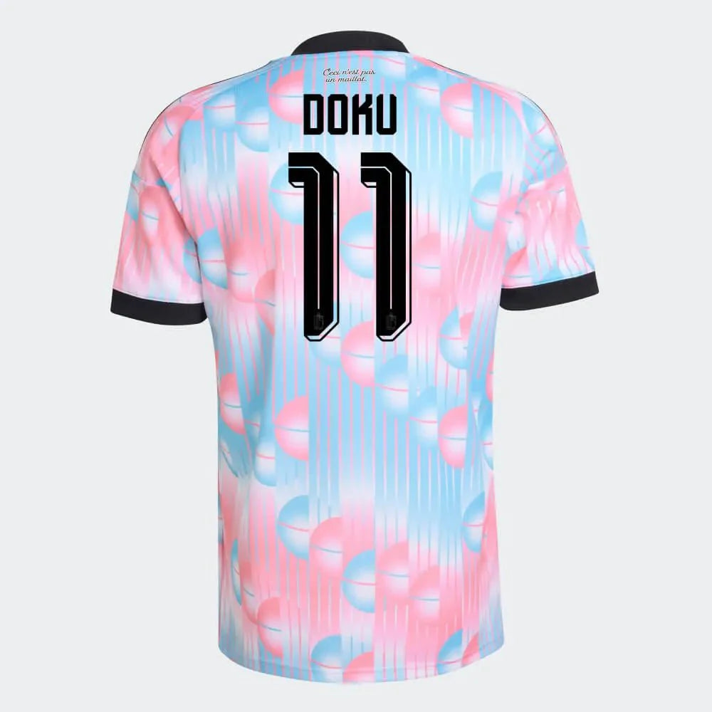 adidas 2026 Belgium Youth Stadium Away Soccer Jersey
