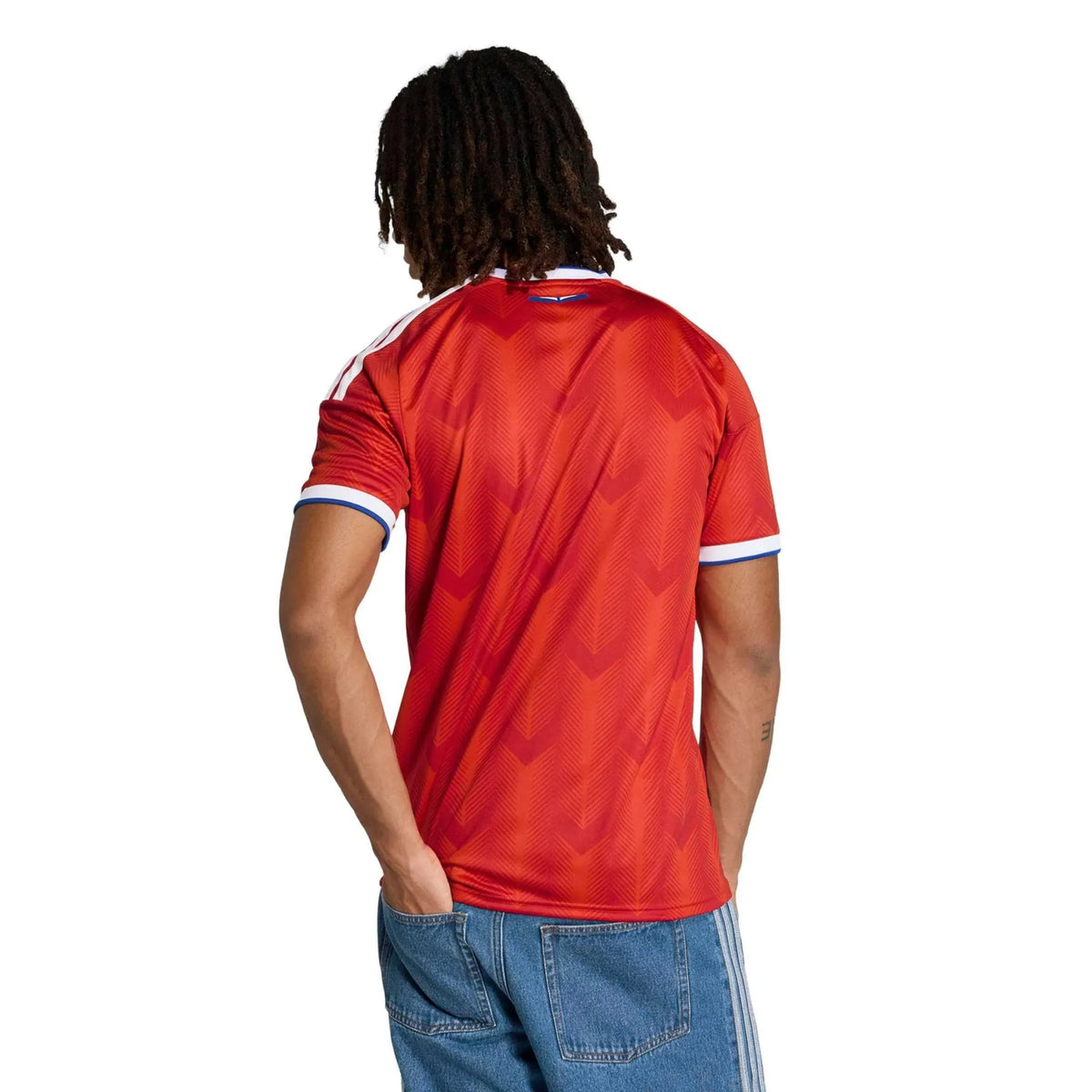 adidas 2026 Chile Men's Stadium Home Soccer Jersey
