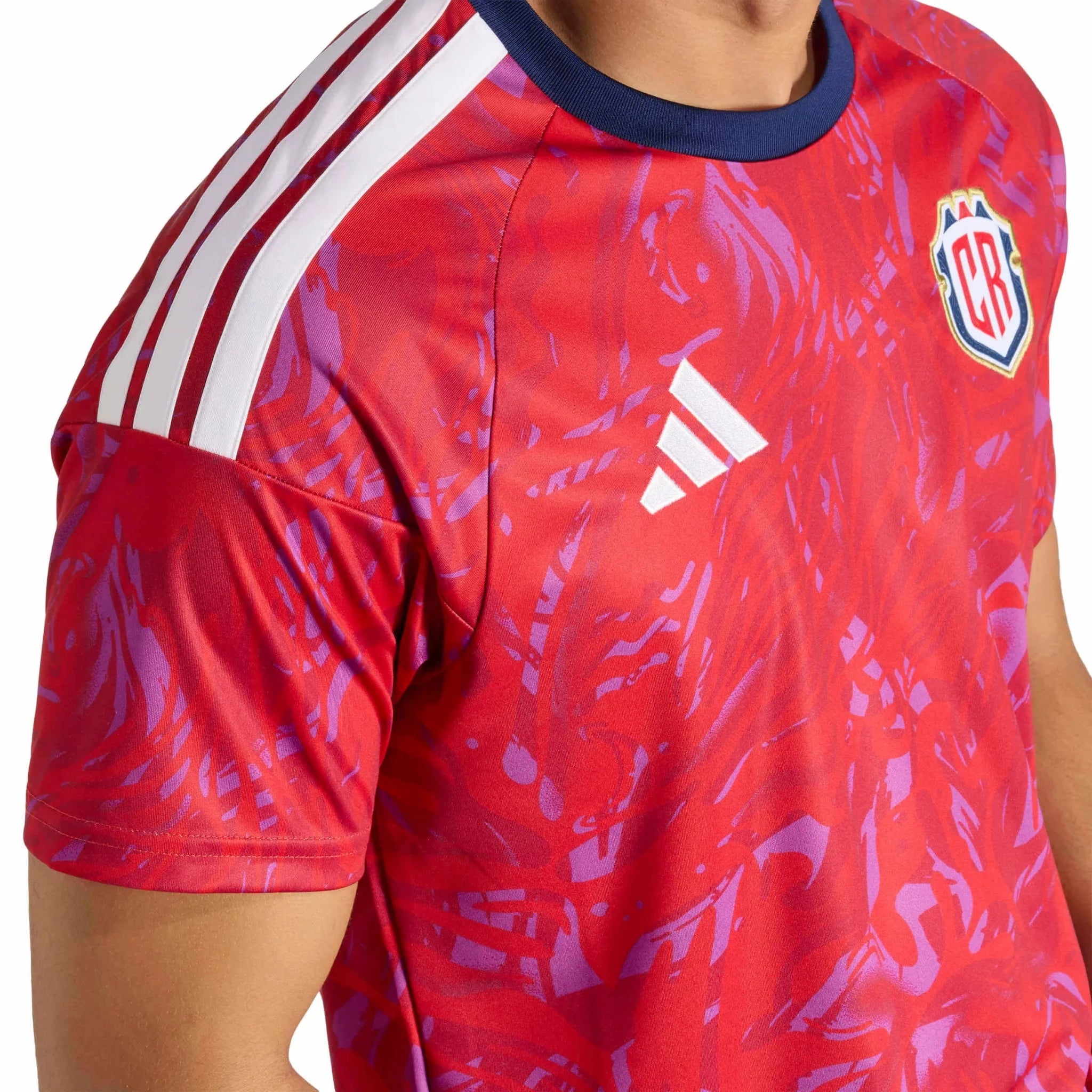 adidas 2026 Costa Rica Men's Stadium Home Soccer Jersey