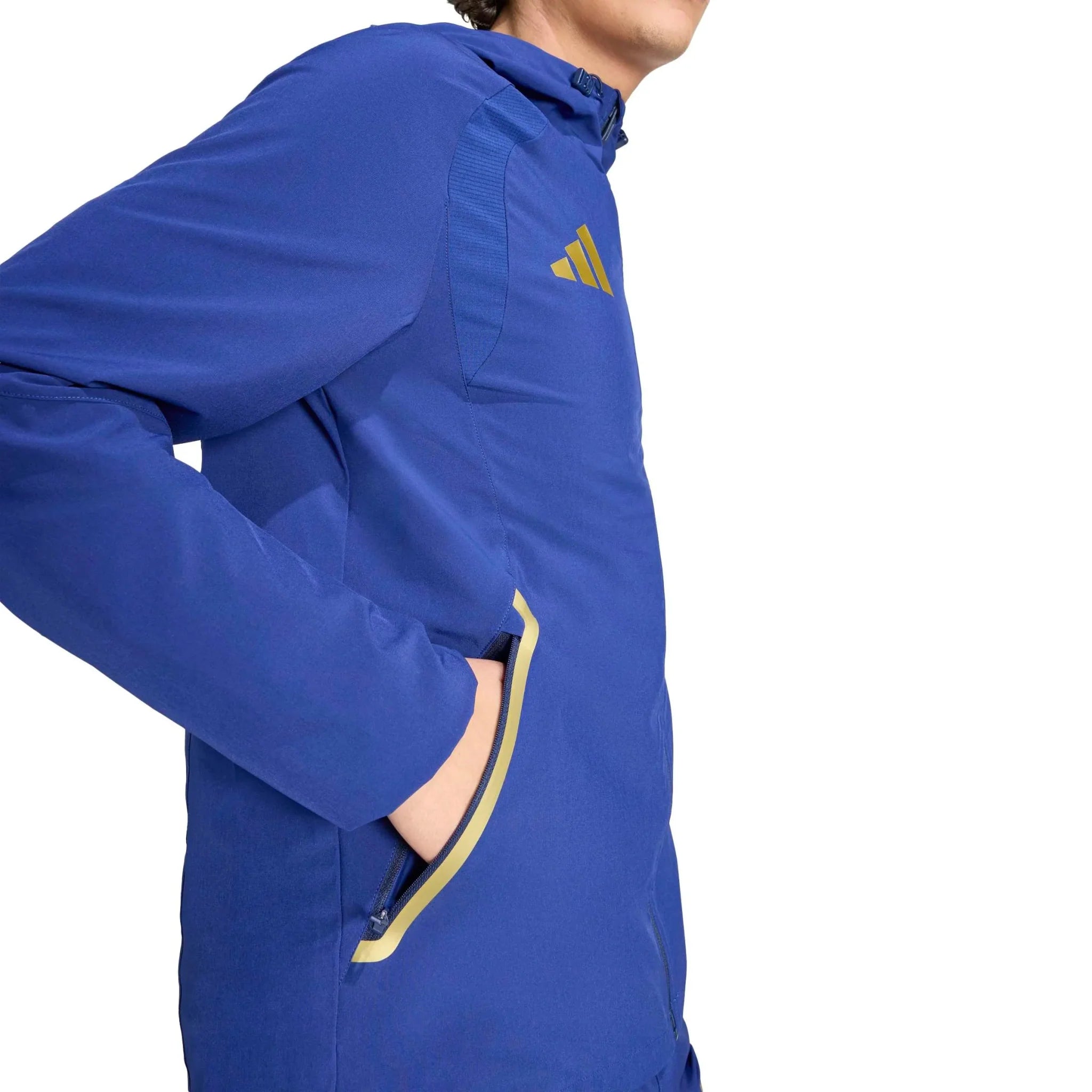 adidas 2026 Italy Men's Tiro Travel Full Zip Windbreaker