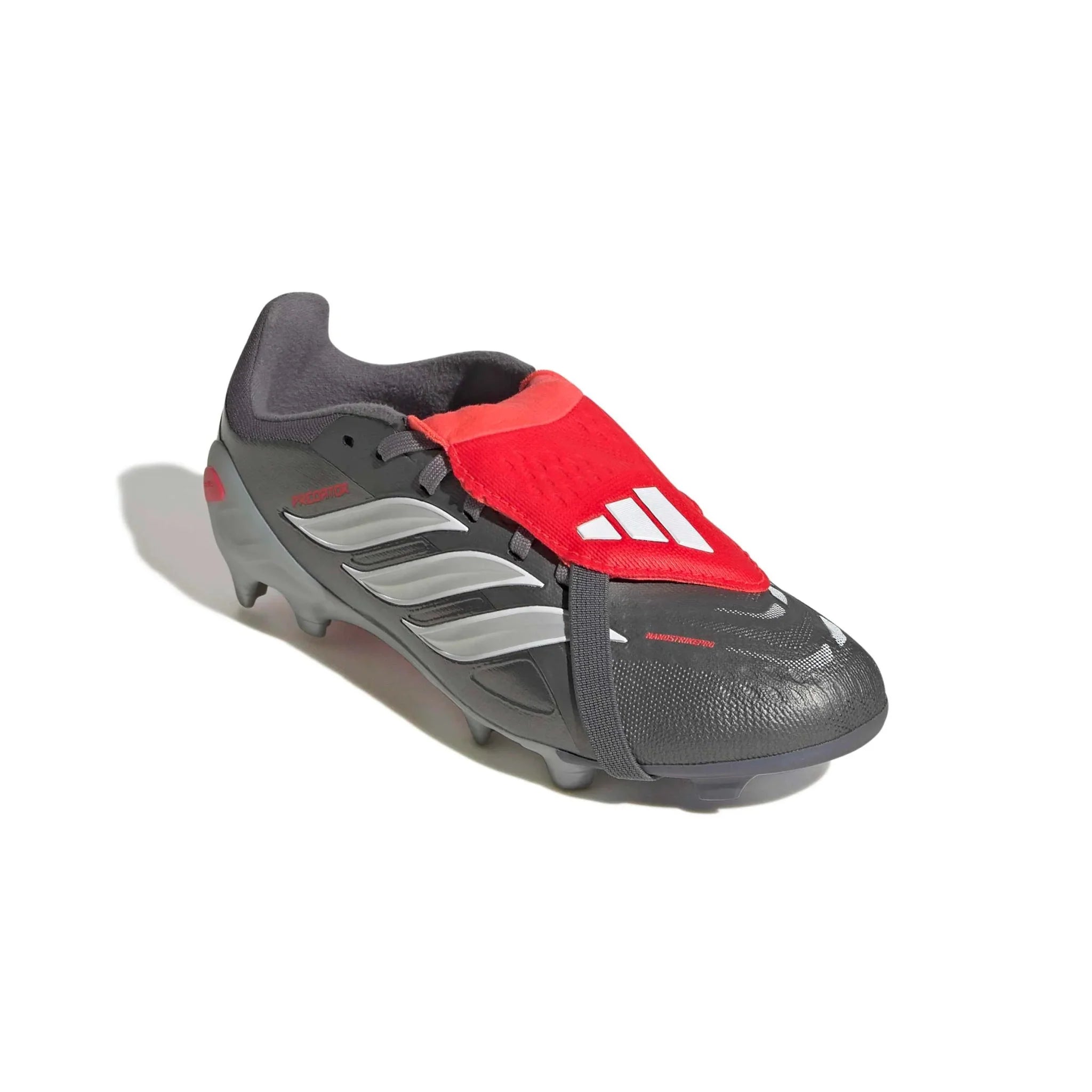 adidas Junior Predator Elite Fold-Over Tongue Firm Ground Soccer Cleats - Finishers Steel Pack (SP26)