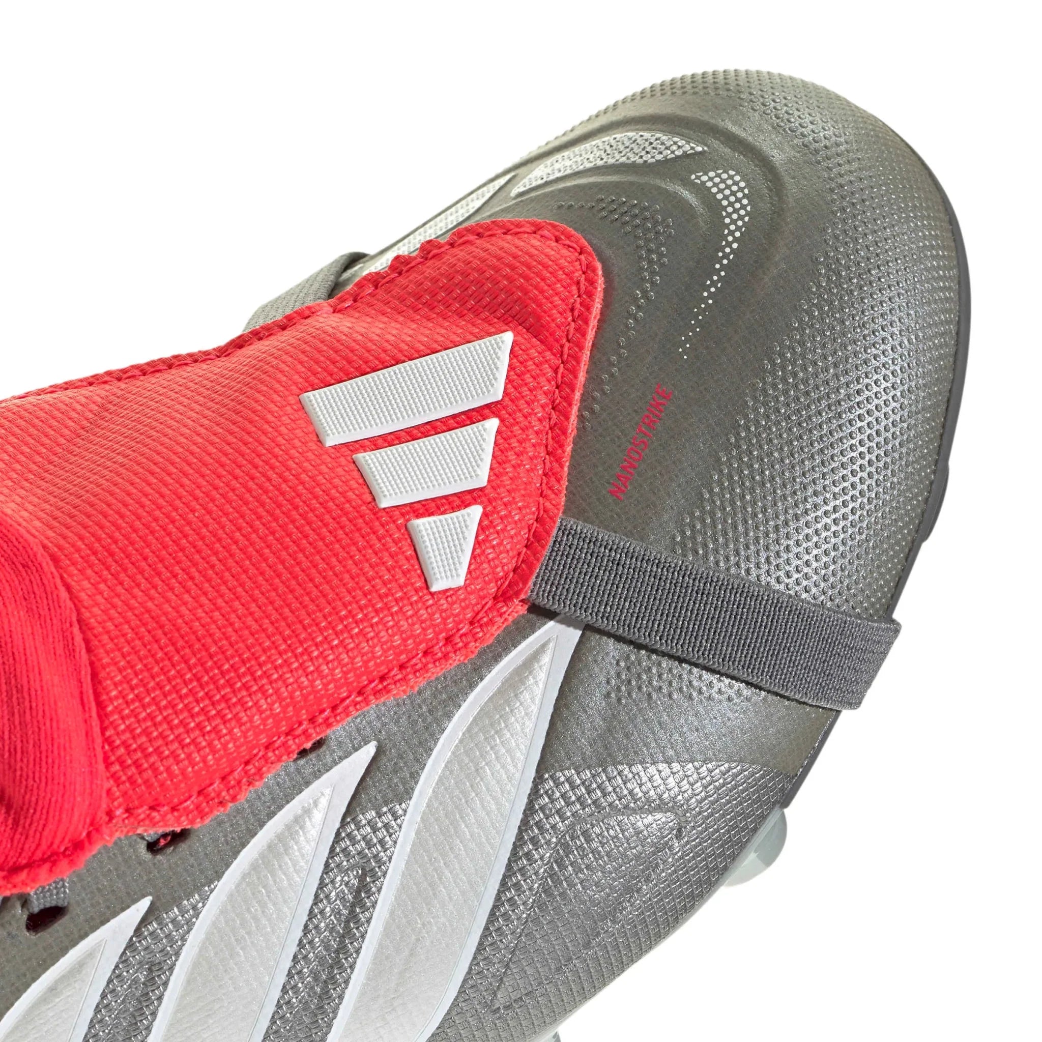 adidas Junior Predator League Fold-Over Tongue Firm Ground Soccer Cleats - Finishers Steel Pack (SP26)
