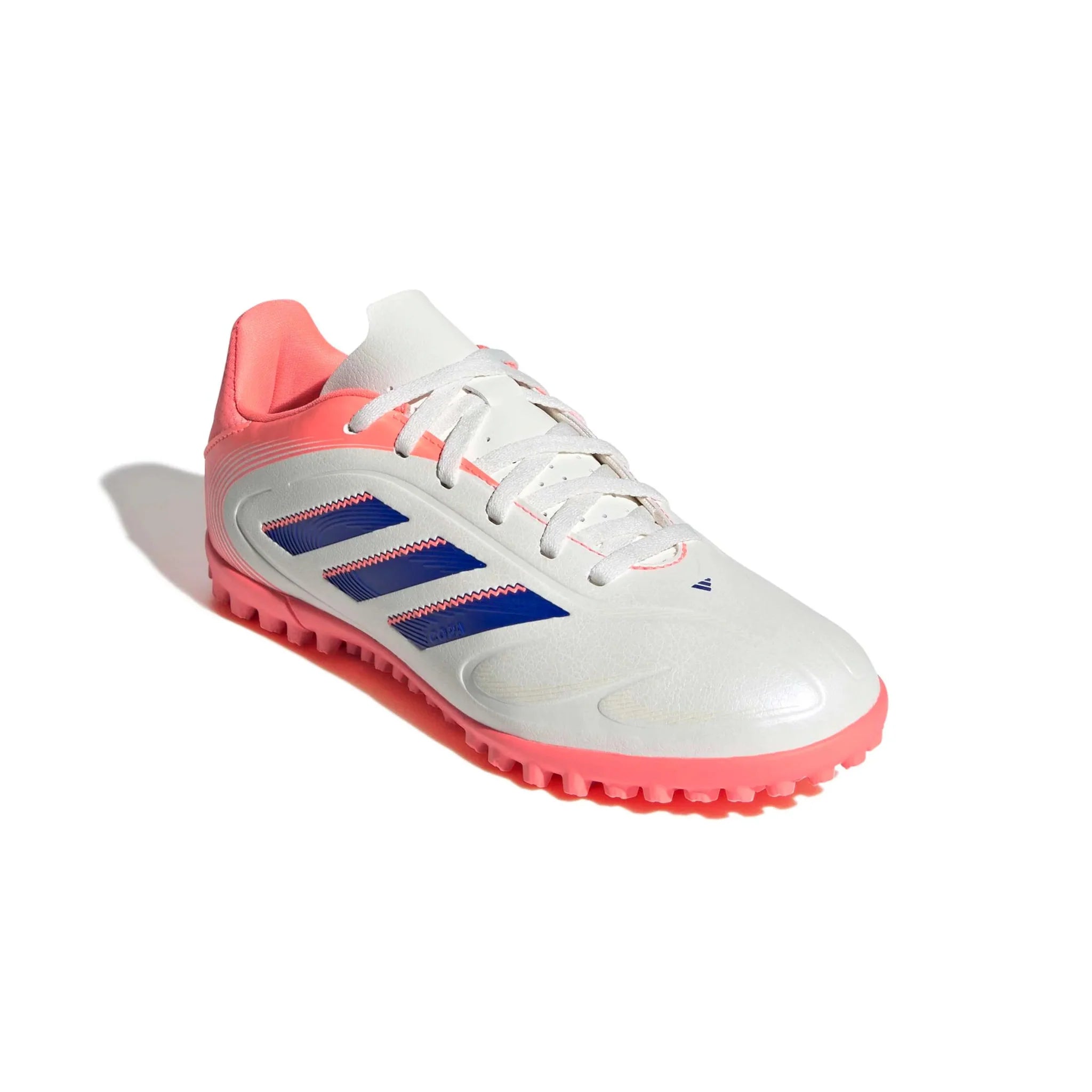 adidas Kids Copa Pure III Club Turf Soccer Shoes - Coral Blaze Pack (FA25)