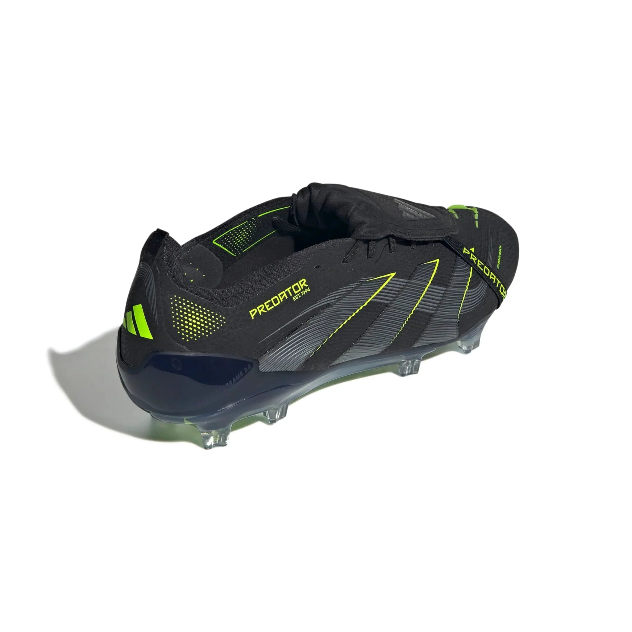 adidas Predator Elite Fold-Over Tongue Firm Ground Soccer Cleats - Electric Stealth Pack (FA25)