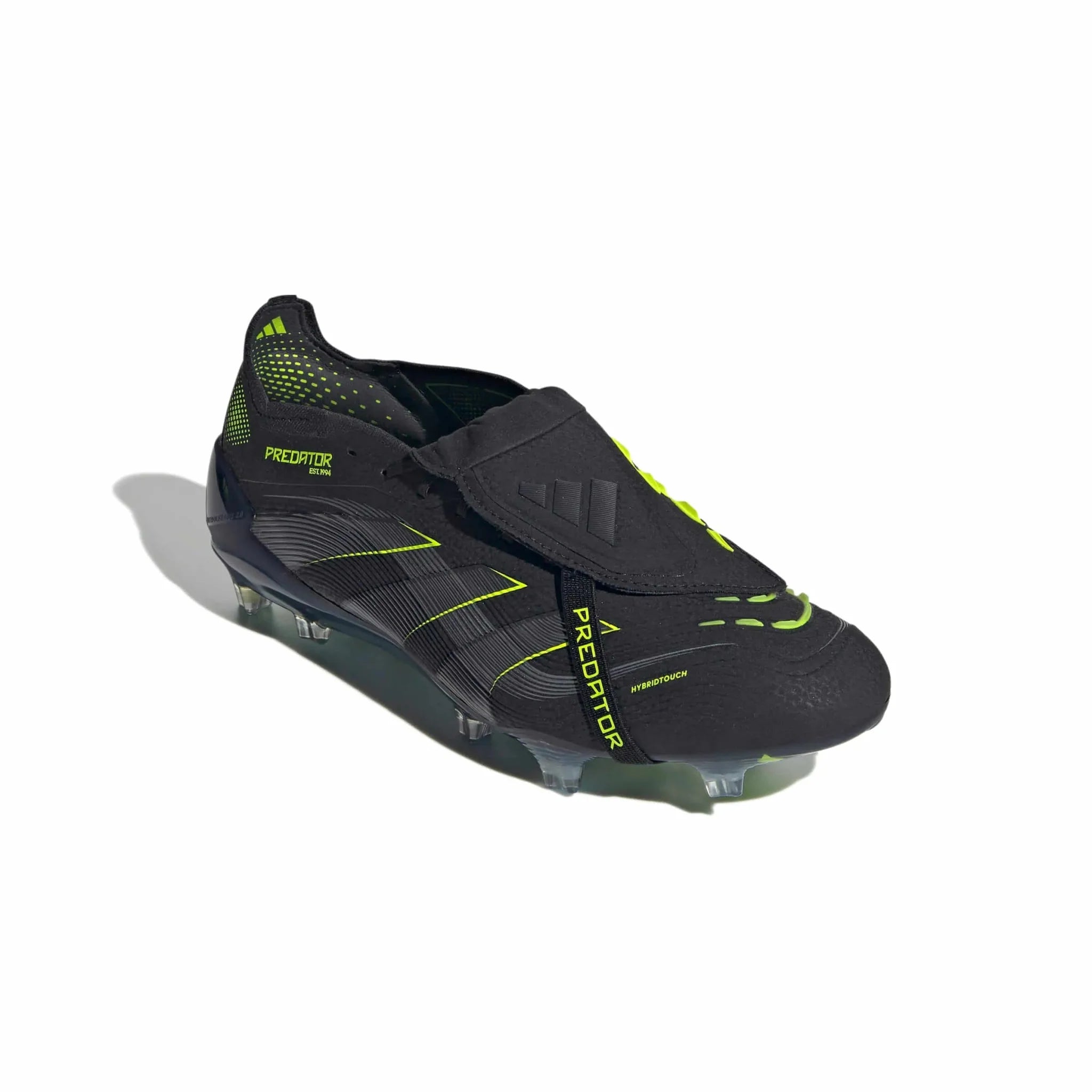 adidas Predator Elite Fold-Over Tongue Firm Ground Soccer Cleats - Electric Stealth Pack (FA25)
