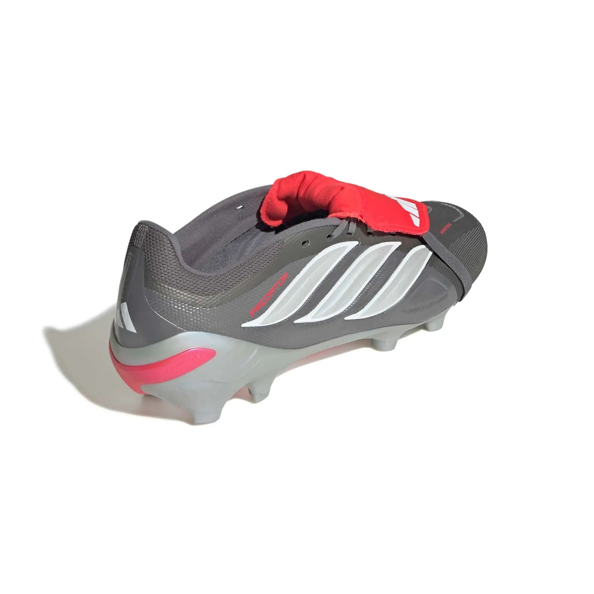 adidas Predator League Fold-Over Tongue Firm Ground Soccer Cleats - Finishers Steel Pack (SP26)