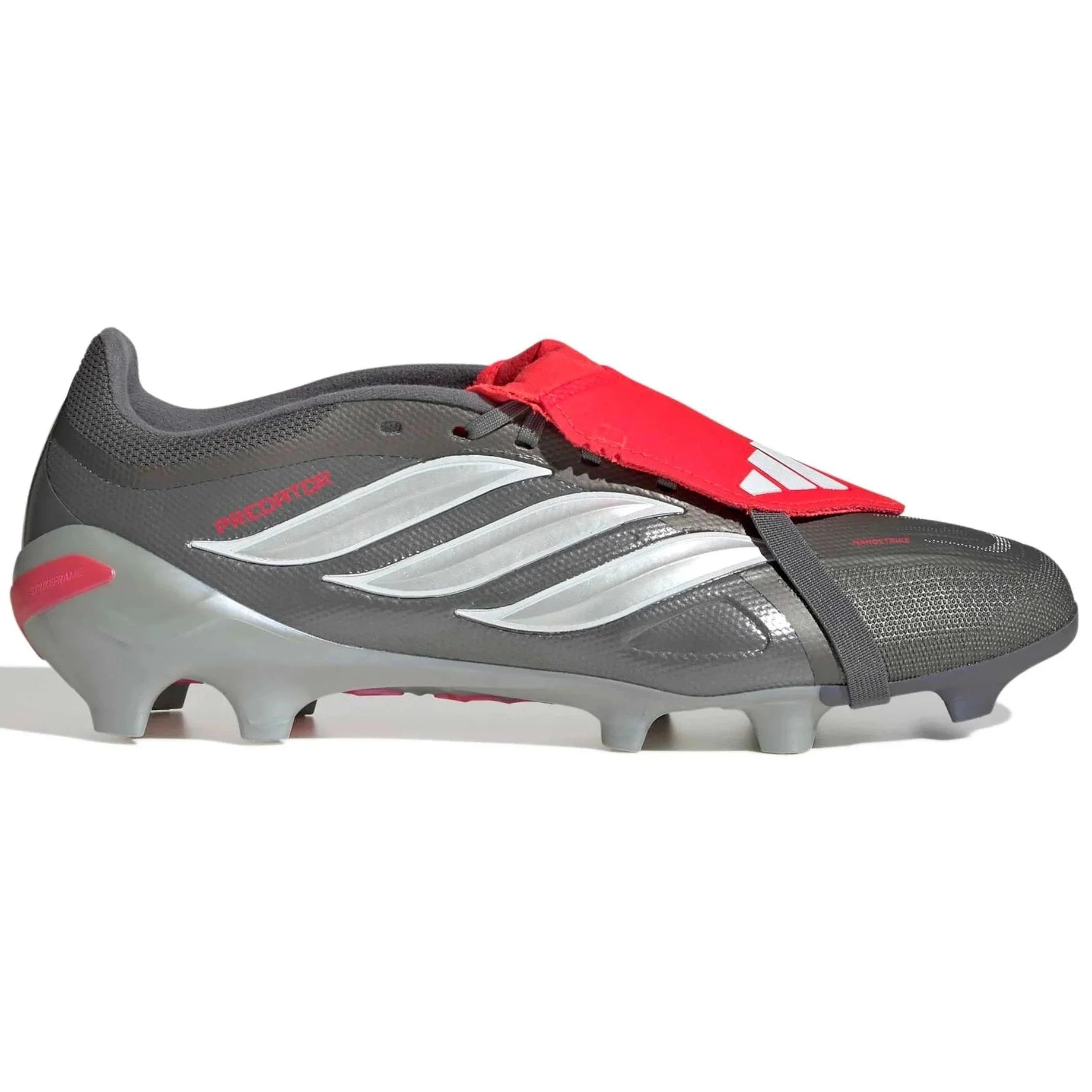 adidas Predator League Fold-Over Tongue Firm Ground Soccer Cleats - Finishers Steel Pack (SP26)